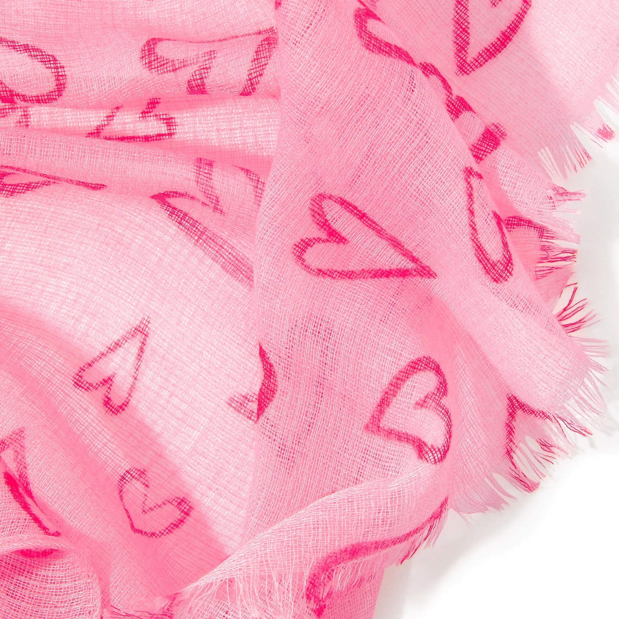 Accessorize London Women's OPP Hearts Print Scarf