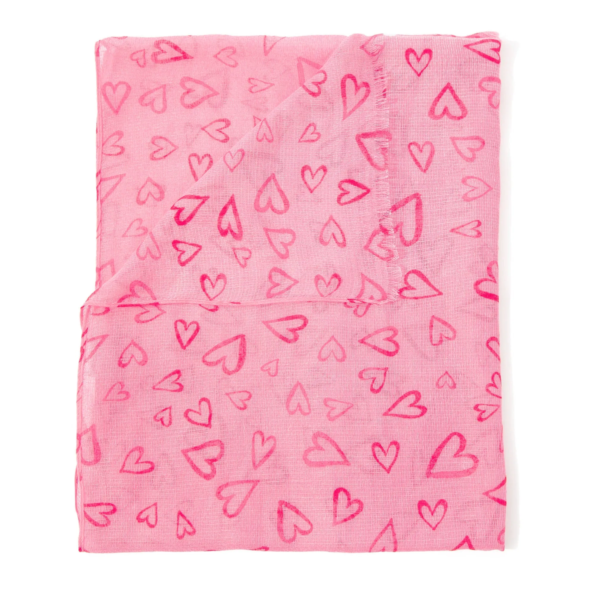 Accessorize London Women's OPP Hearts Print Scarf