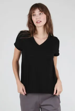Baby Baby Fit Vee Tee, Black