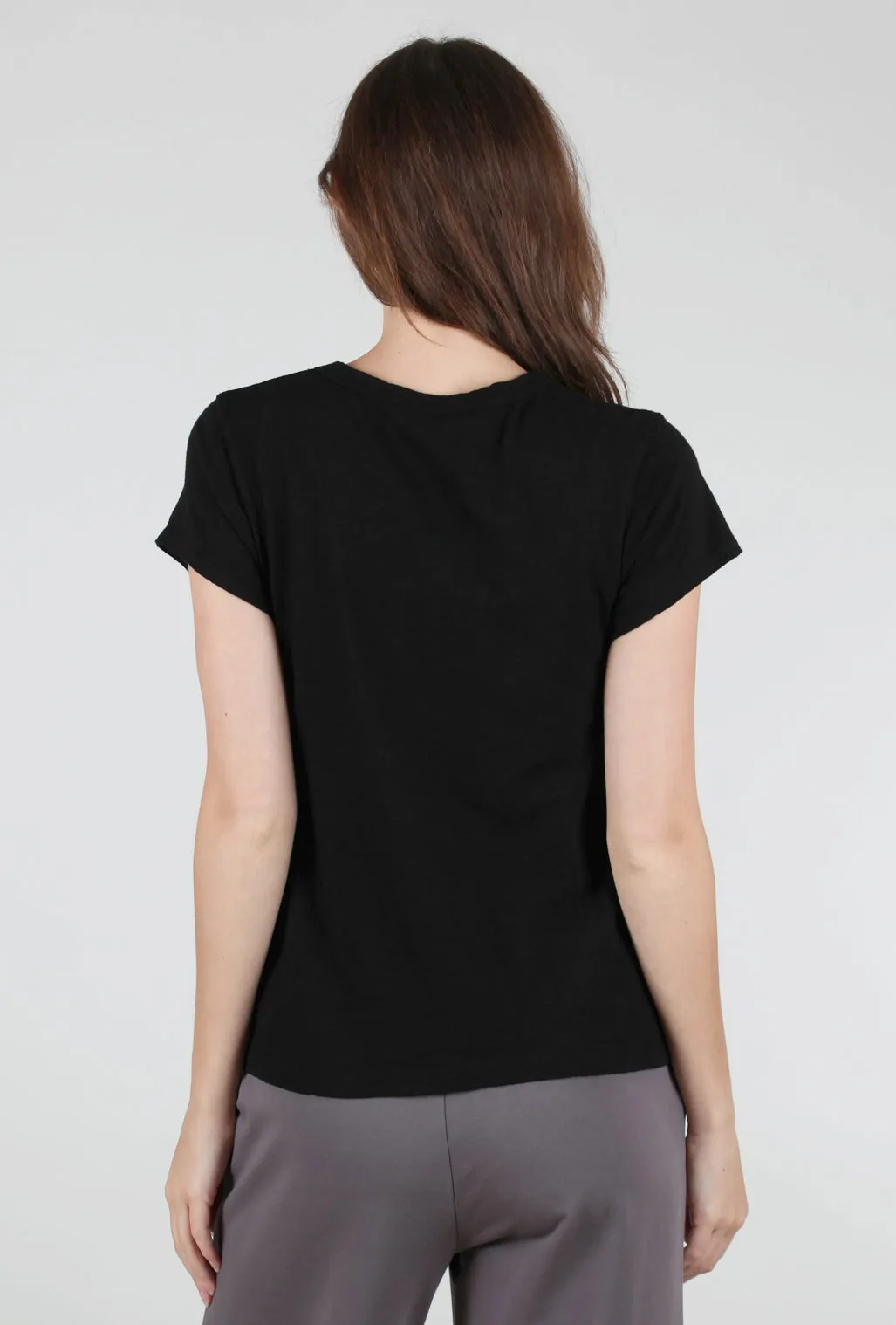 Baby Baby Fit Vee Tee, Black