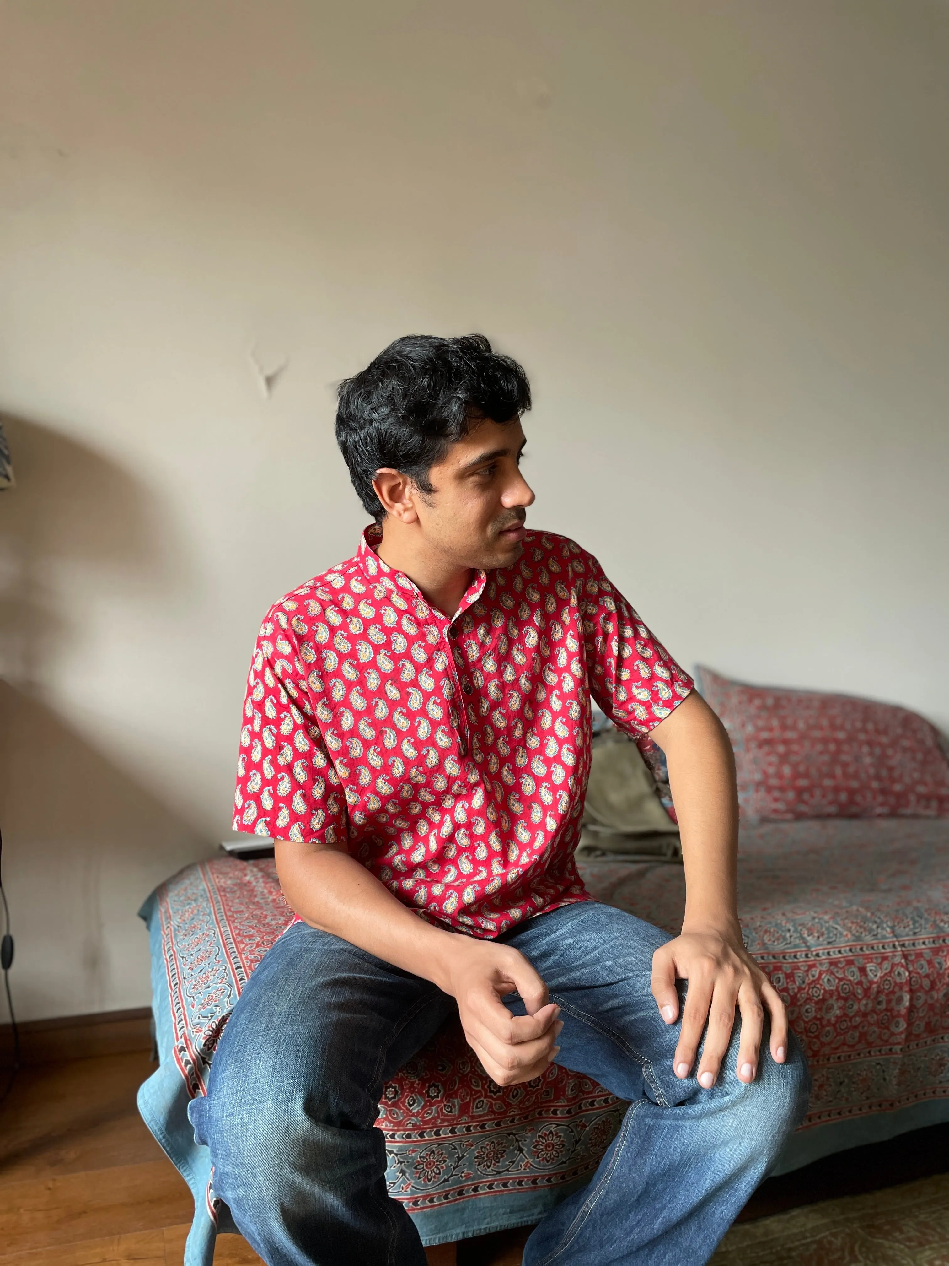 Bageecha Handblockprinted Shirt-Kurta