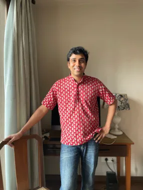 Bageecha Handblockprinted Shirt-Kurta