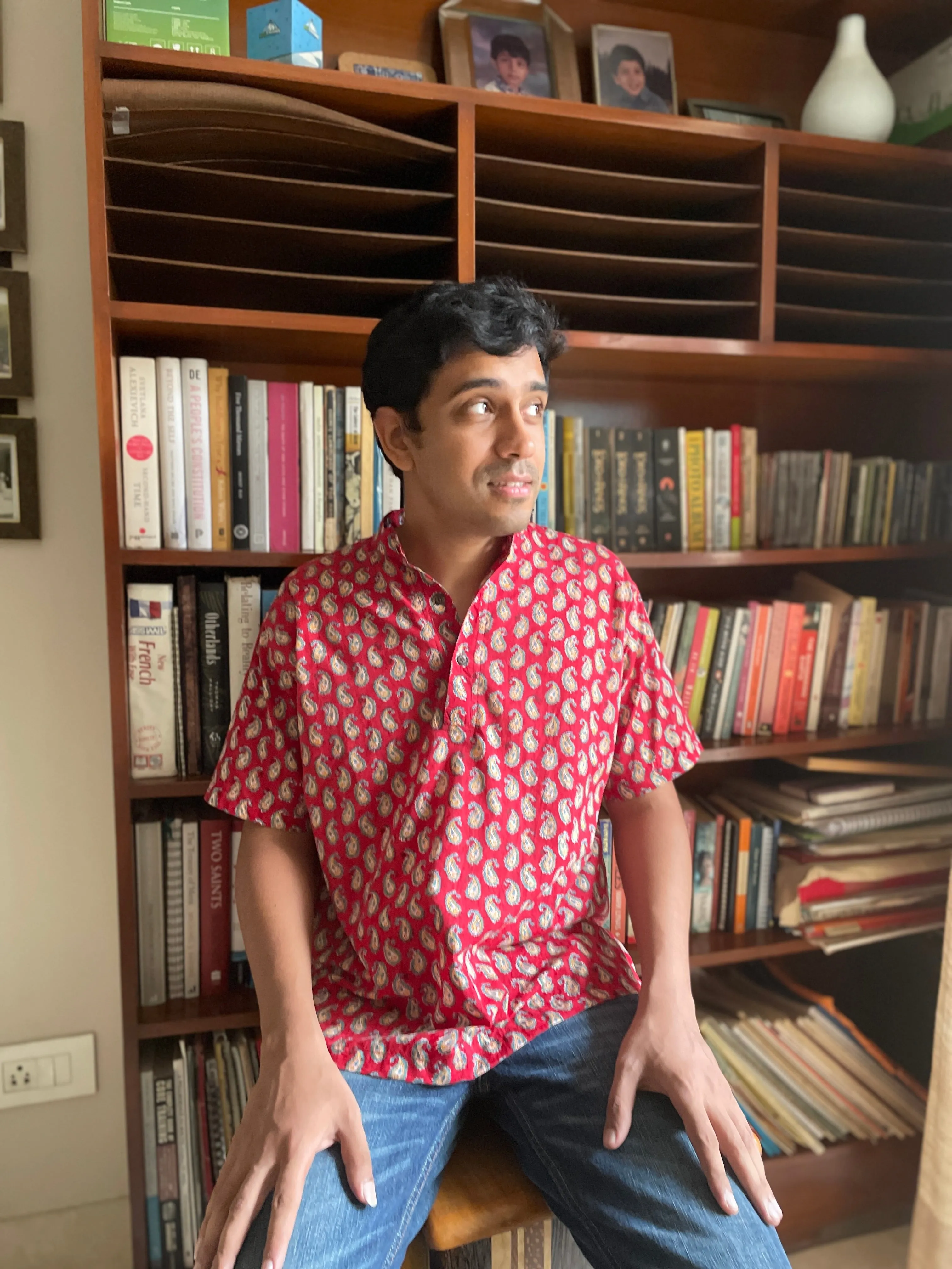 Bageecha Handblockprinted Shirt-Kurta