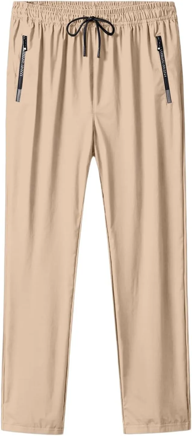 Beeswan Pants for Women Over 50 Quick Dry Pants Elastic Waist Stretch Active Breathable Athletic Pant