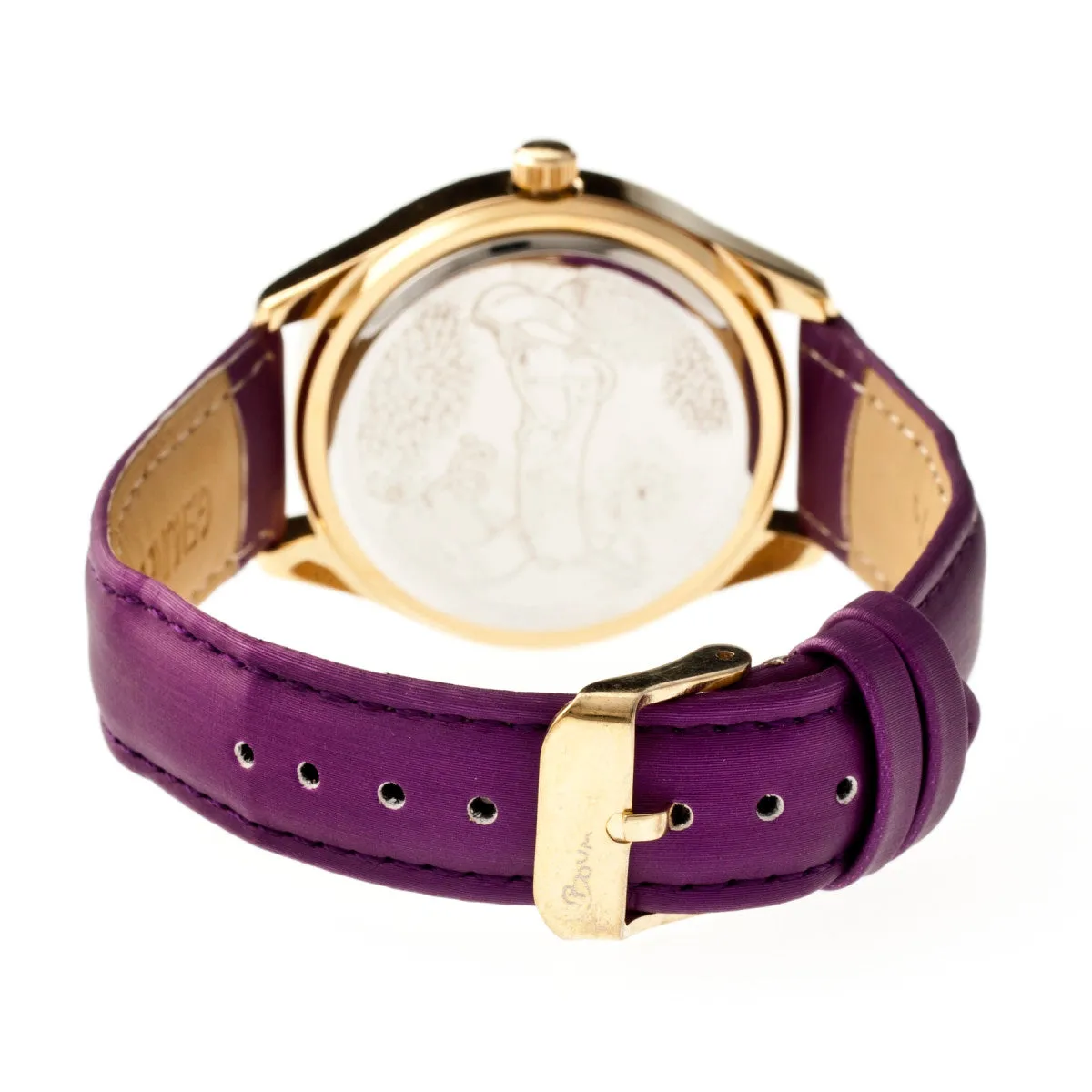 Boum Chic Mirror-Dial Leather-Band Ladies Watch
