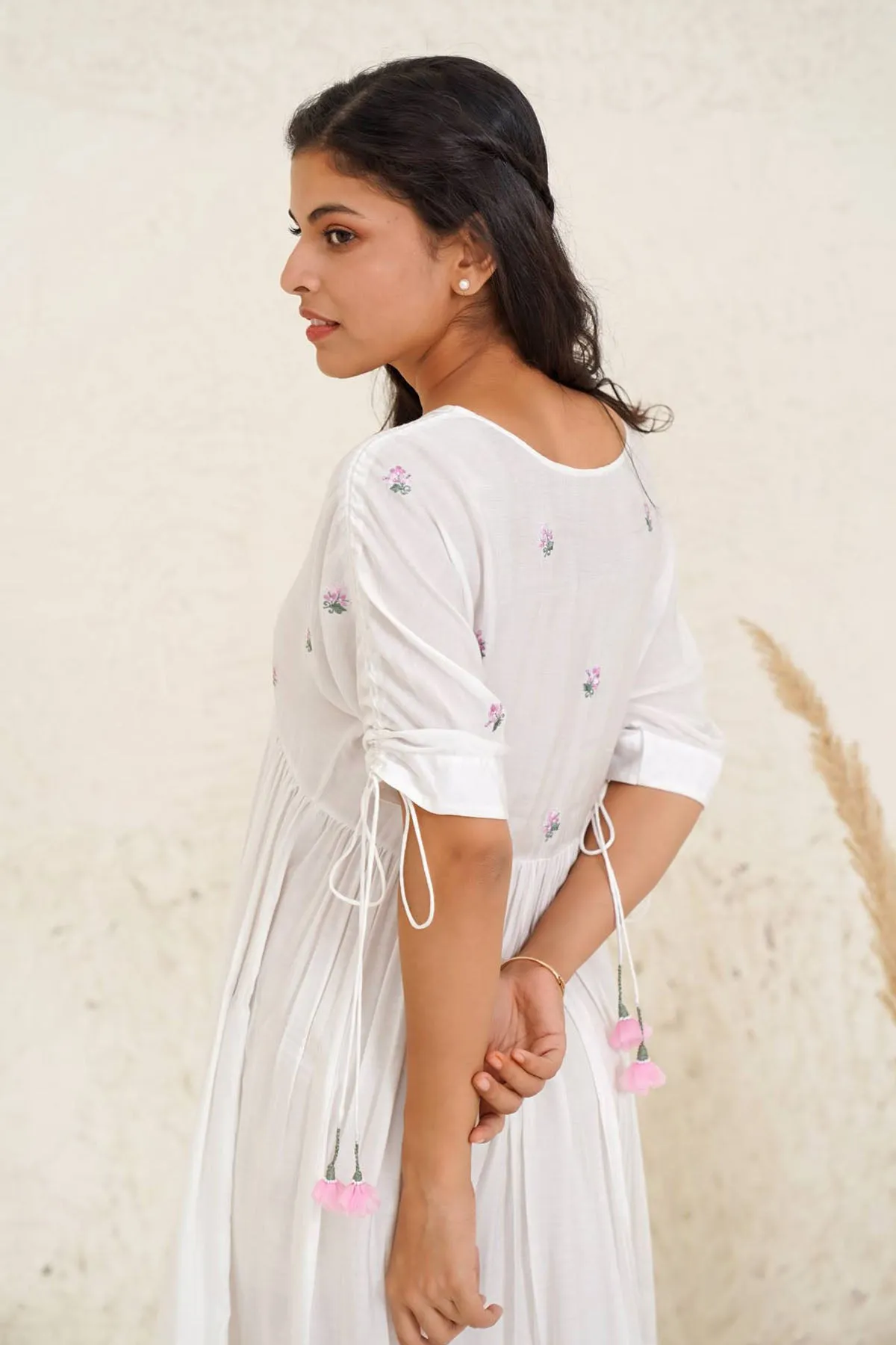 Breathable Embroidered Dress