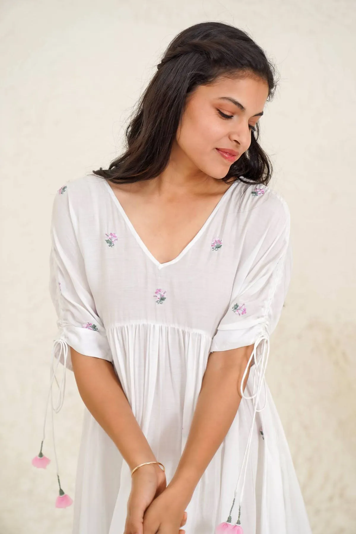 Breathable Embroidered Dress