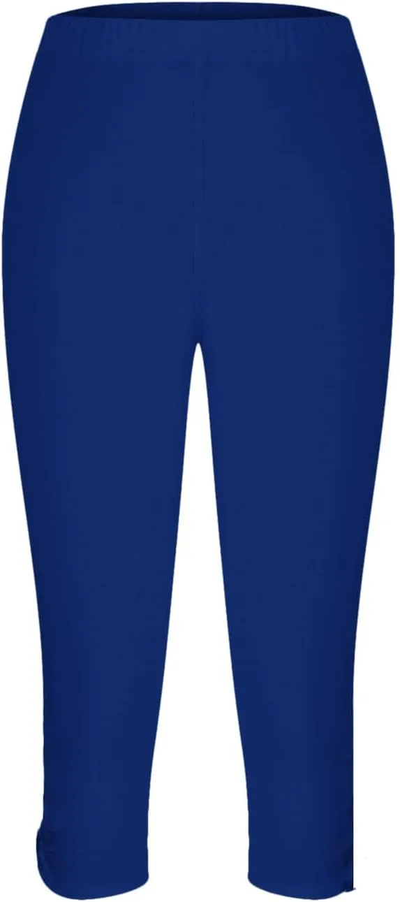 Capri Leggings for Women Dressy Cropped High Waist Yoga Pants Comfy Stretchy Leggings Workout Compression Shorts