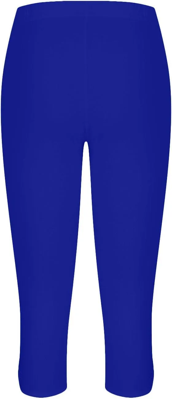 Capris Leggings for Women Summer Dressy Cropped High Waist Yoga Pants Stretchy Leggings Workout Compression Pant