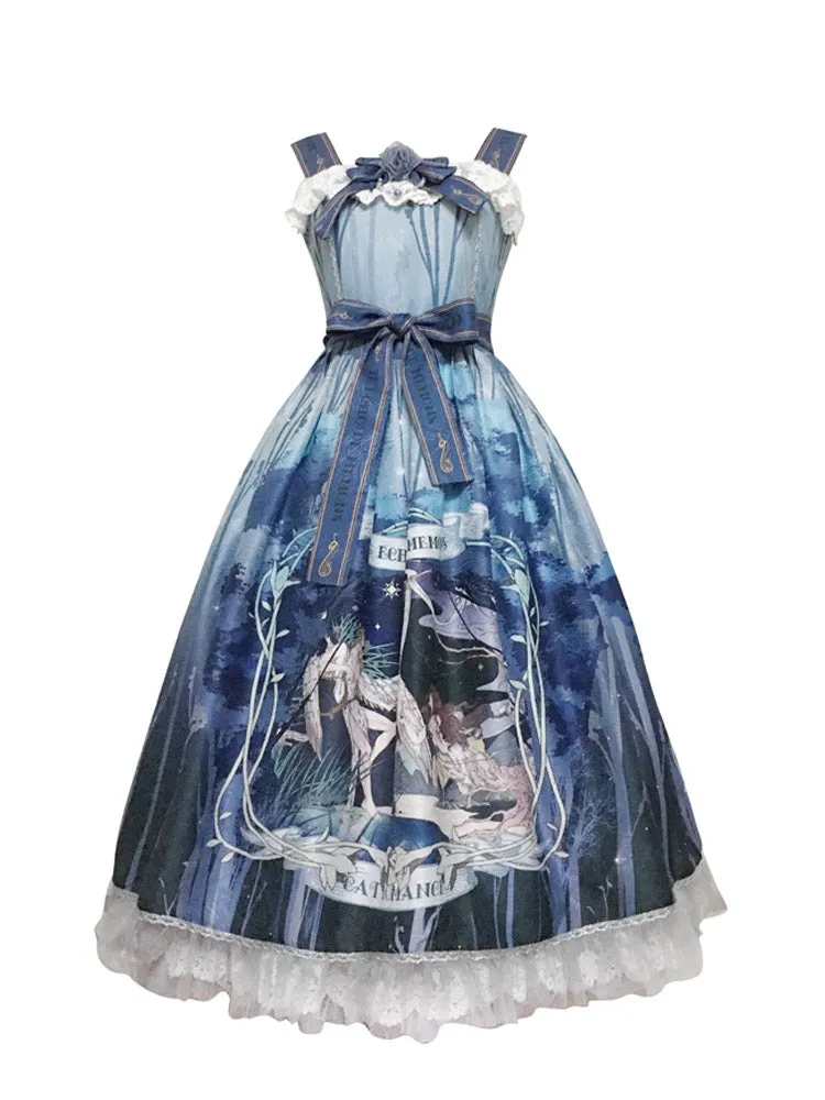 Cat-Romance~The Voice of Eco~Vintage Lolita Summer JSK