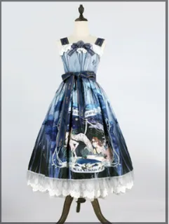 Cat-Romance~The Voice of Eco~Vintage Lolita Summer JSK