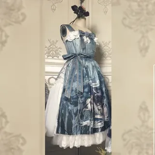 Cat-Romance~The Voice of Eco~Vintage Lolita Summer JSK
