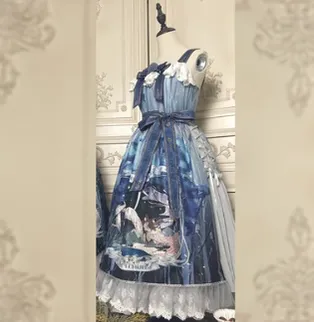 Cat-Romance~The Voice of Eco~Vintage Lolita Summer JSK