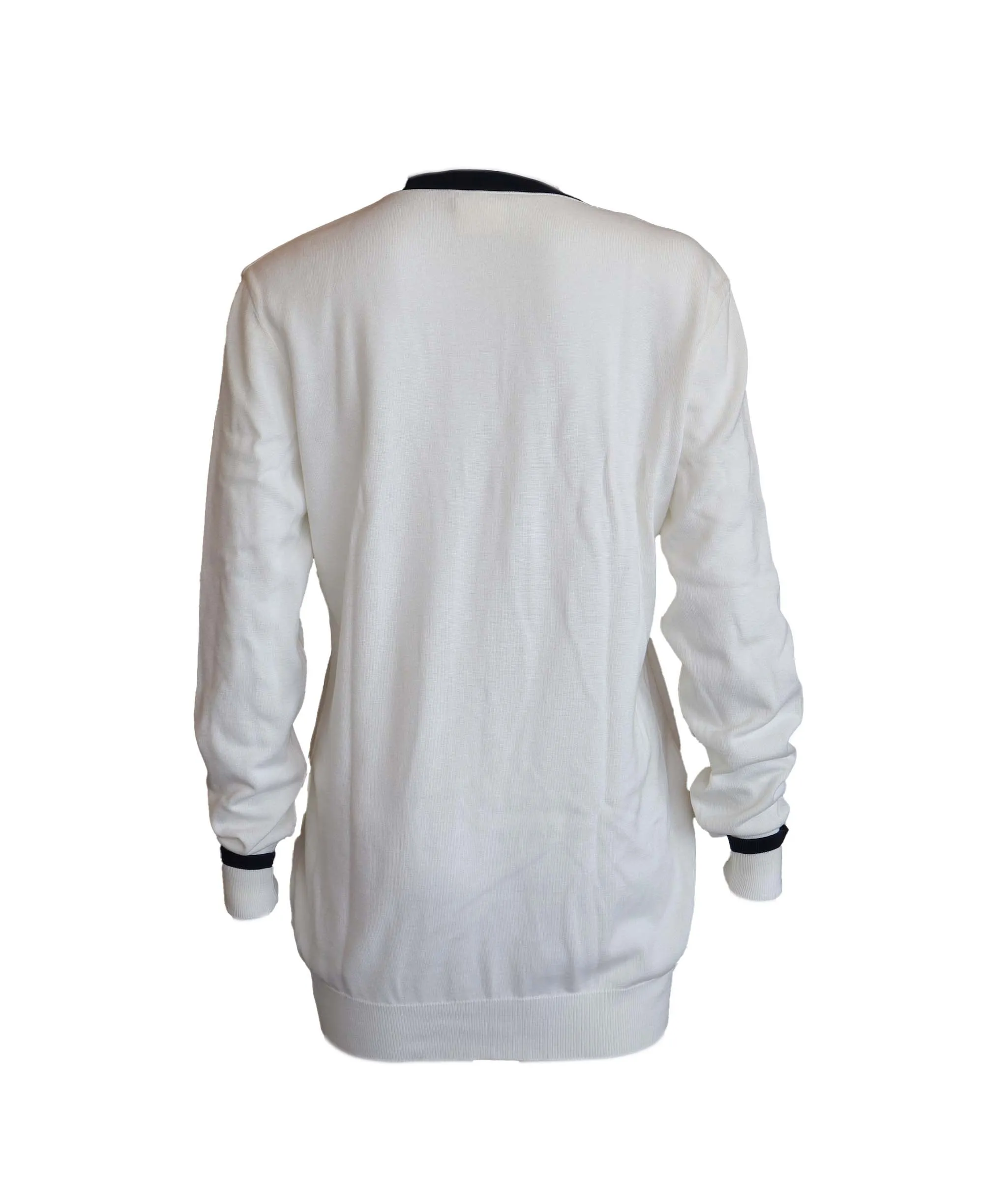 Chanel contrasting edge cardigan  #42 DXBS1452