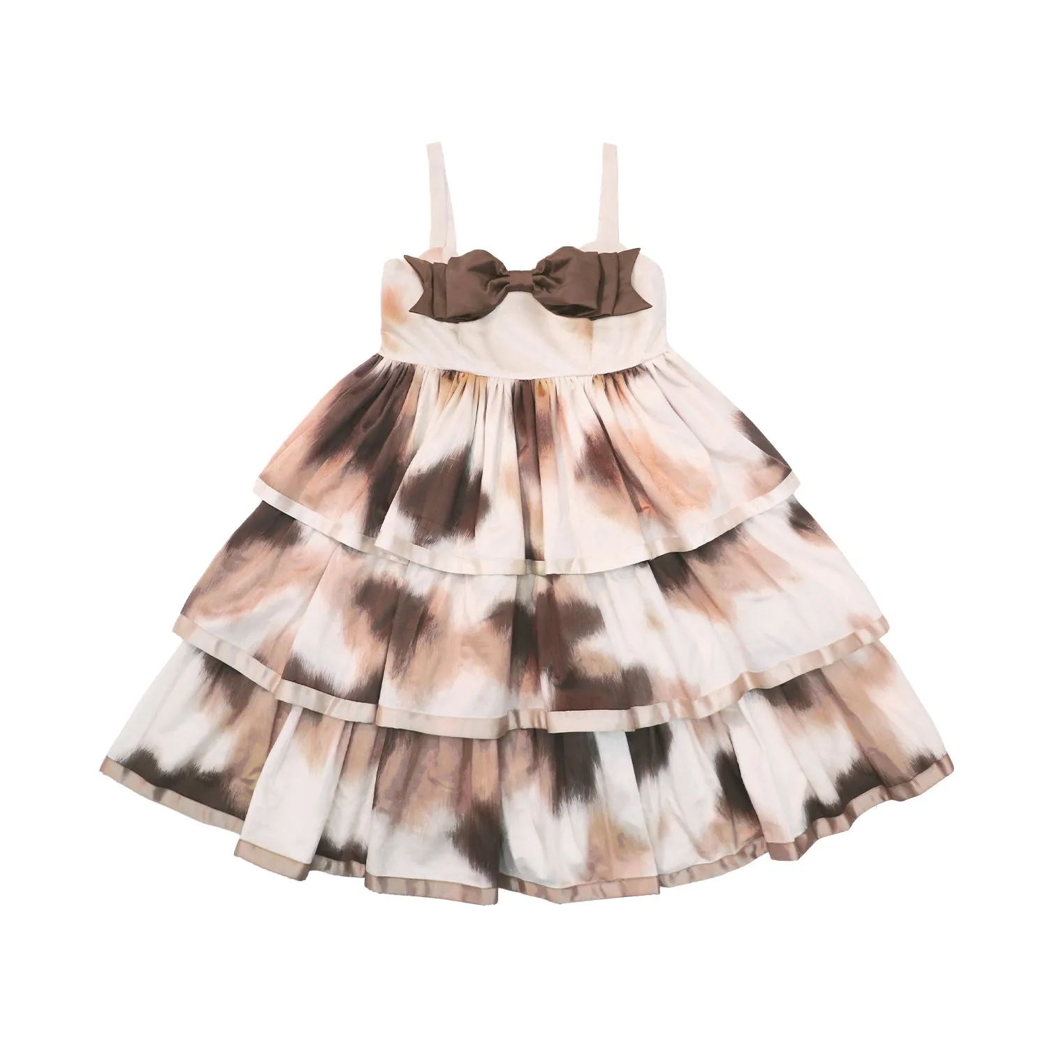 Choker Rabbit~Tabby Cat~Elegant Lolita Cat Pattern Three-layers JSK Dress