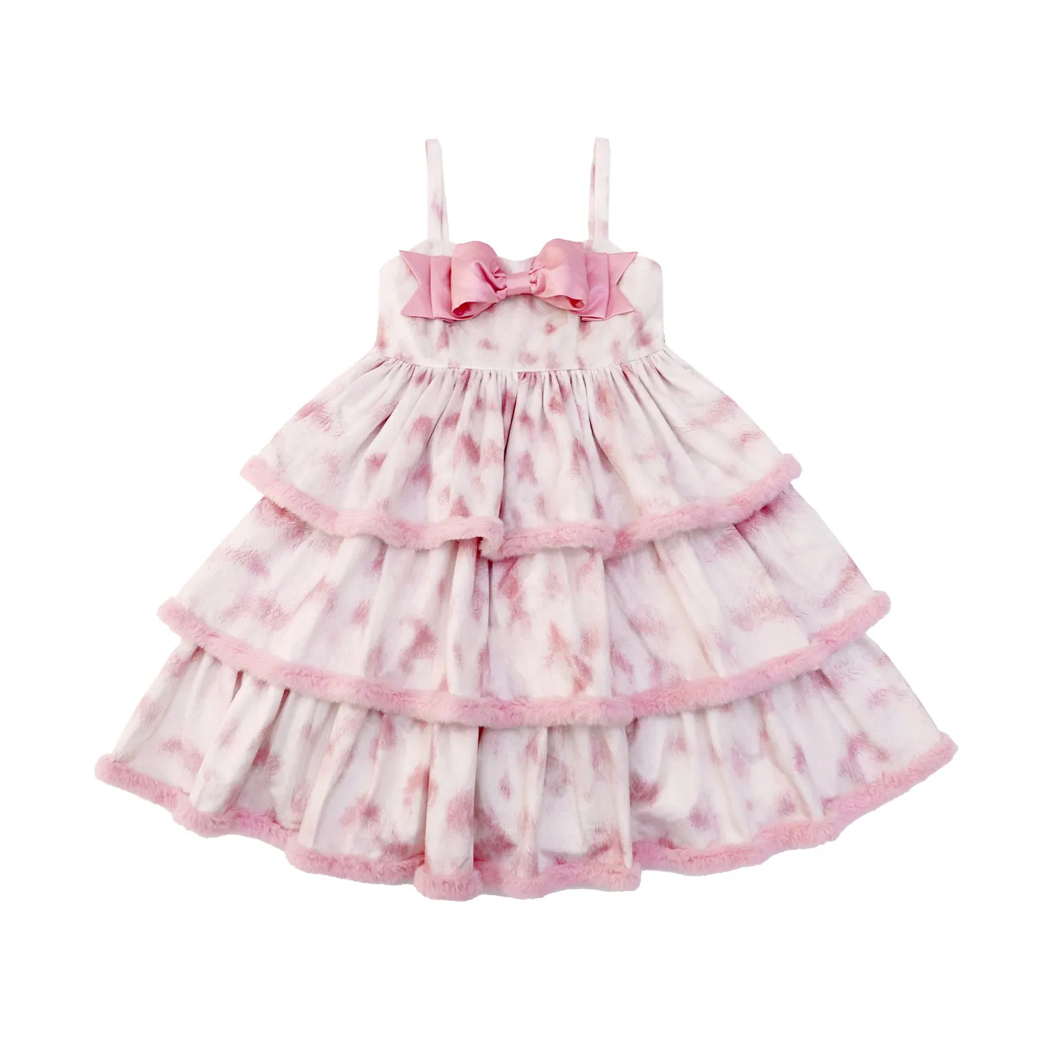 Choker Rabbit~Tabby Cat~Elegant Lolita Cat Pattern Three-layers JSK Dress
