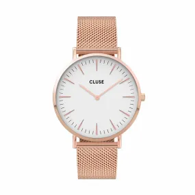 CLUSE Boho Chic Mesh Rose Gold Watch CW0101201001