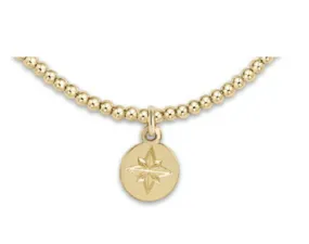 Enewton - Classic Gold 2mm Bead Bracelet - Direction Gold Disc
