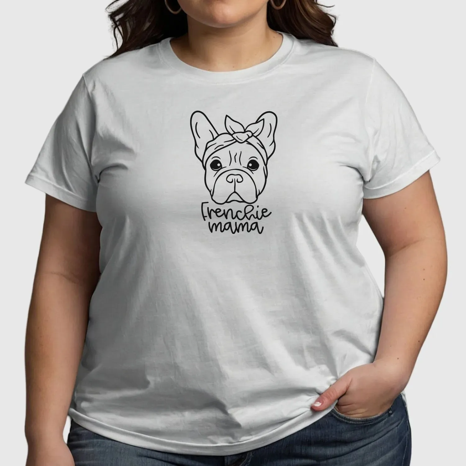 Frenchie Mum Tee - Dog Lover Gift - French Bulldog Graphic Top