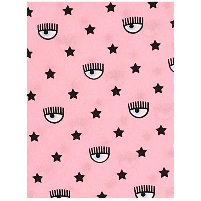 Girls Pink Eyes Leggings