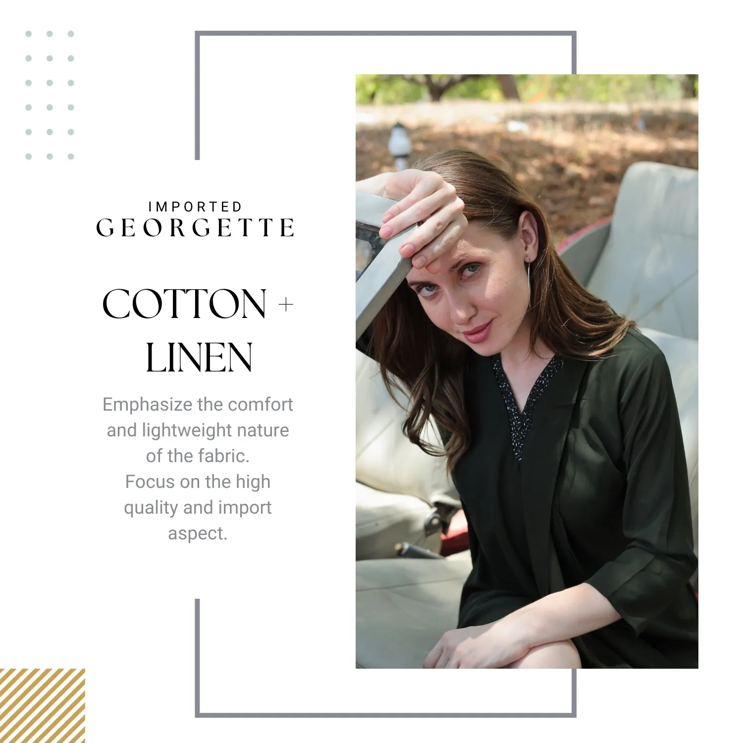 Glofash's Breathable Linen Cotton Dresses