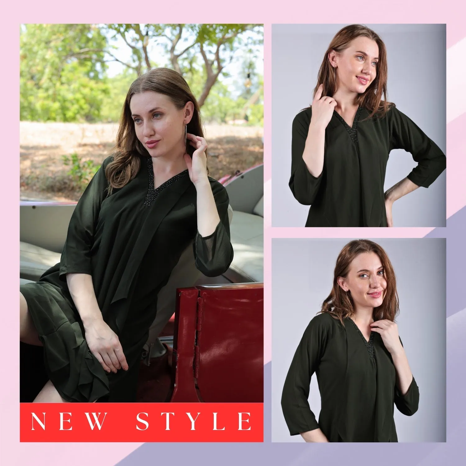 Glofash's Breathable Linen Cotton Dresses