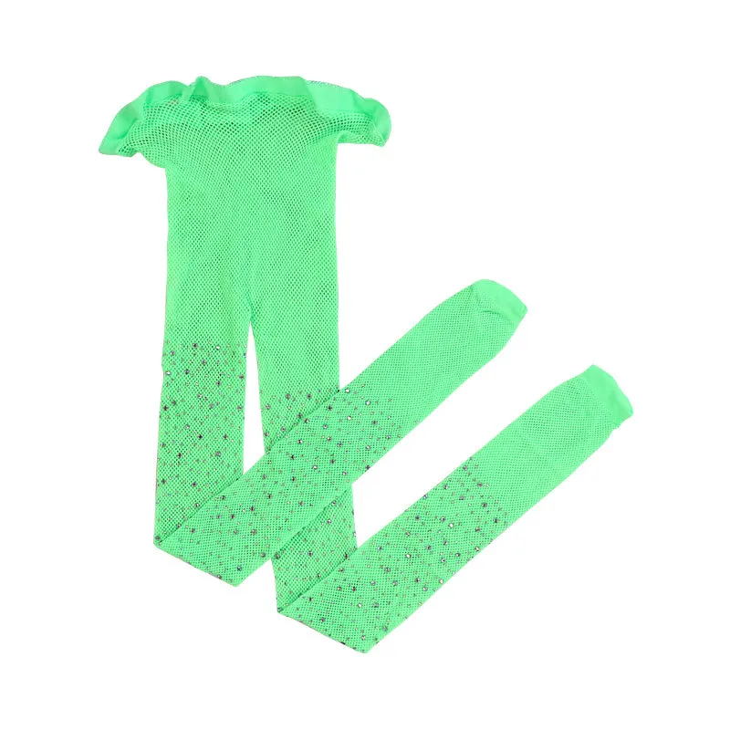 Green Rhinestone Leggings