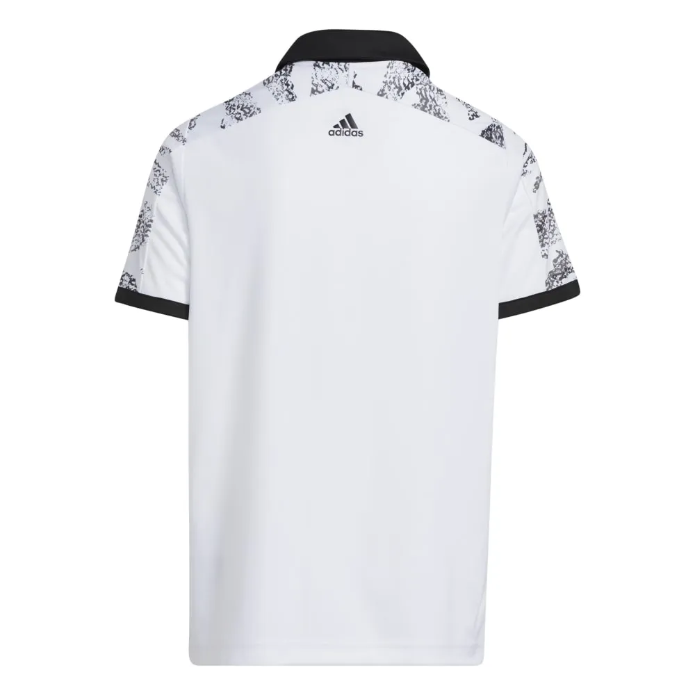 Junior adidas Colourblock Golf Polo Shirt HG8475