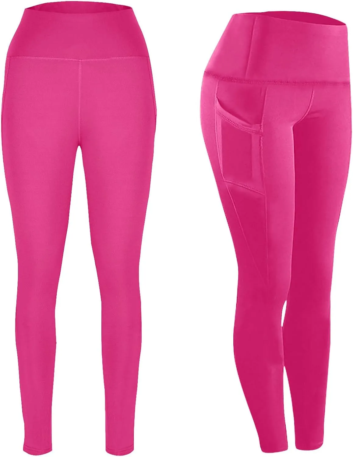 Leggings With Pockets For Women Comfortable And Stretchy Pants High Waisted Leggings Workout Plus Size Yoga Pants