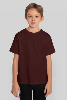 Maroon T-shirt for boy