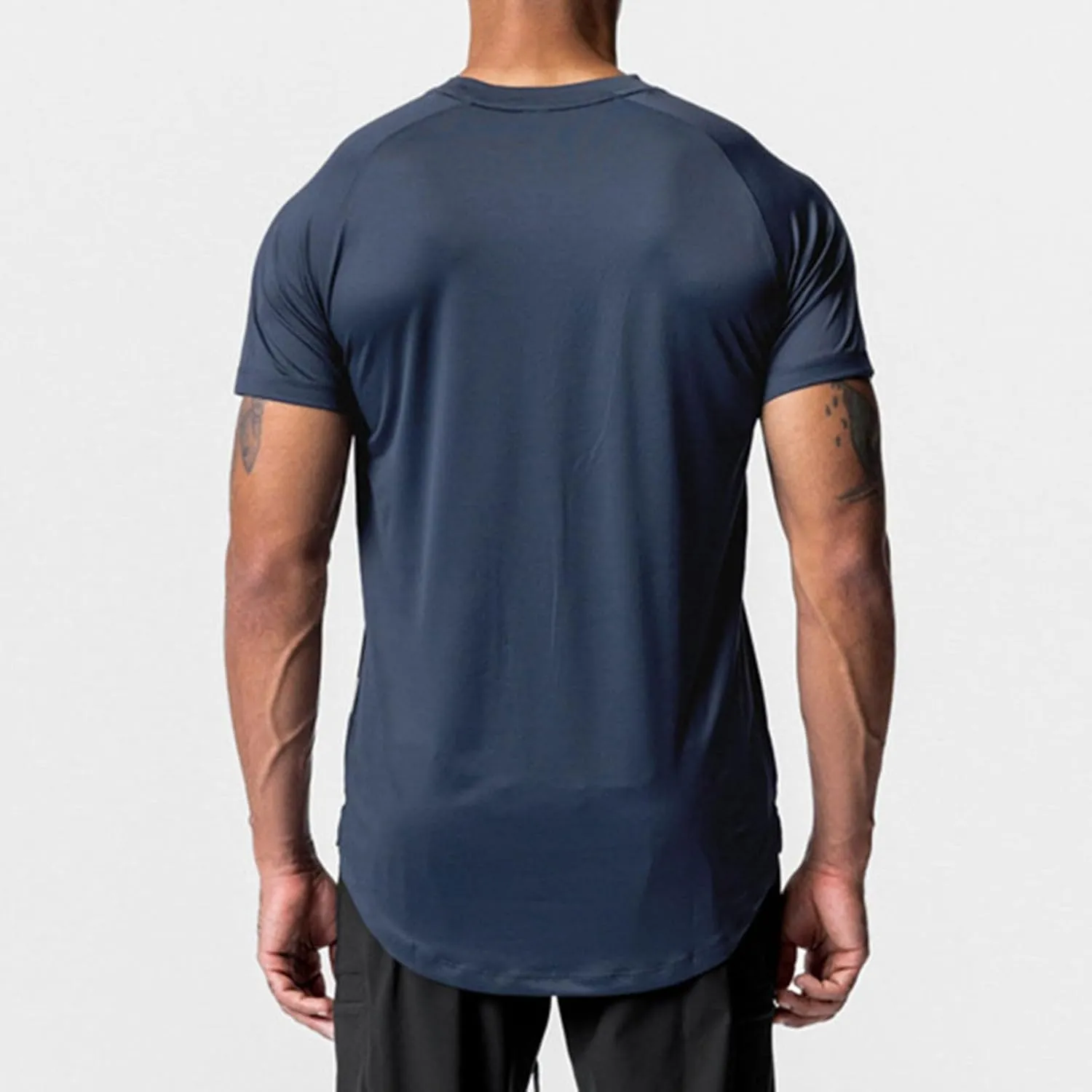 Men's Sport T-Shirts Breathable Quick Dry Sport Running Shirts Gym Bodybuilding Workout Moisture Wicking Tee Tops