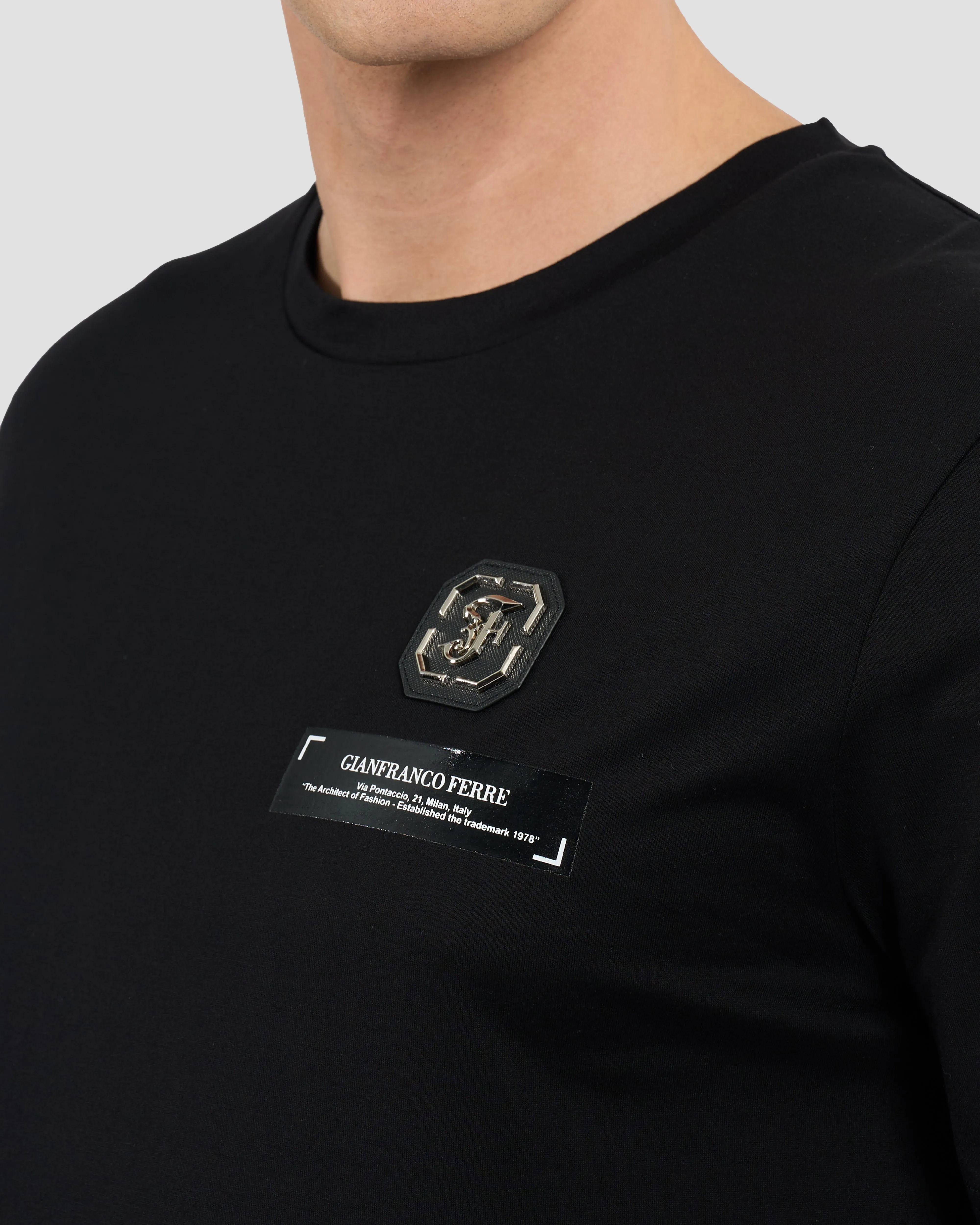 Metal Monogram Patched T-Shirt