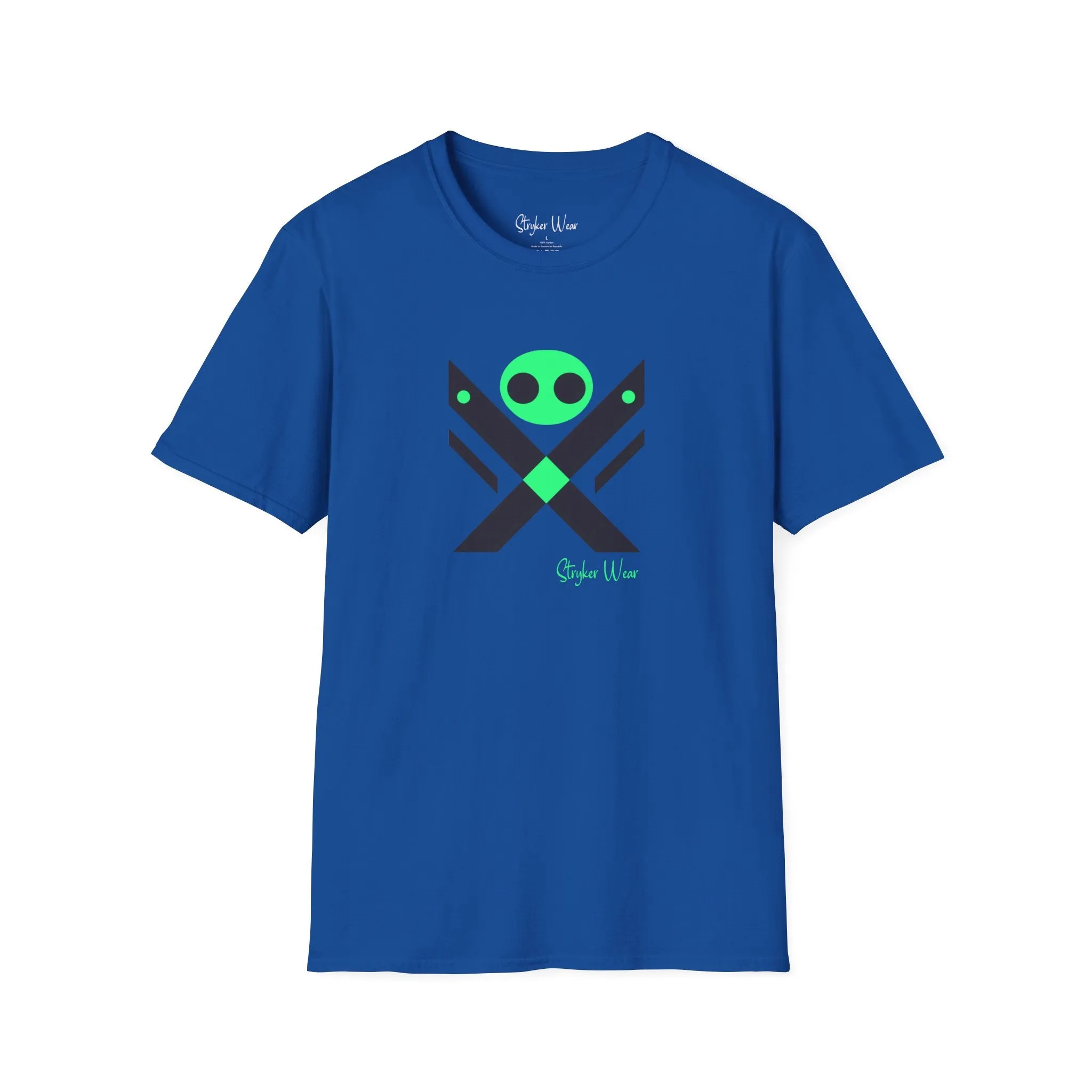 Minimalist Alien X | Unisex Softstyle T-Shirt