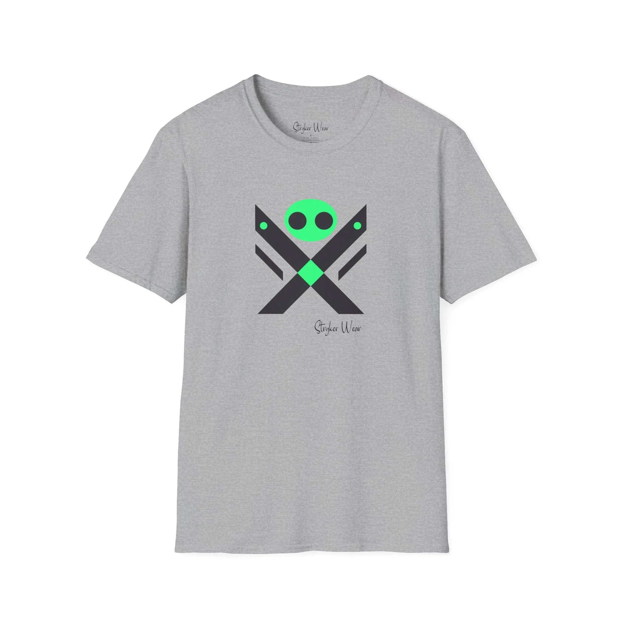 Minimalist Alien X | Unisex Softstyle T-Shirt