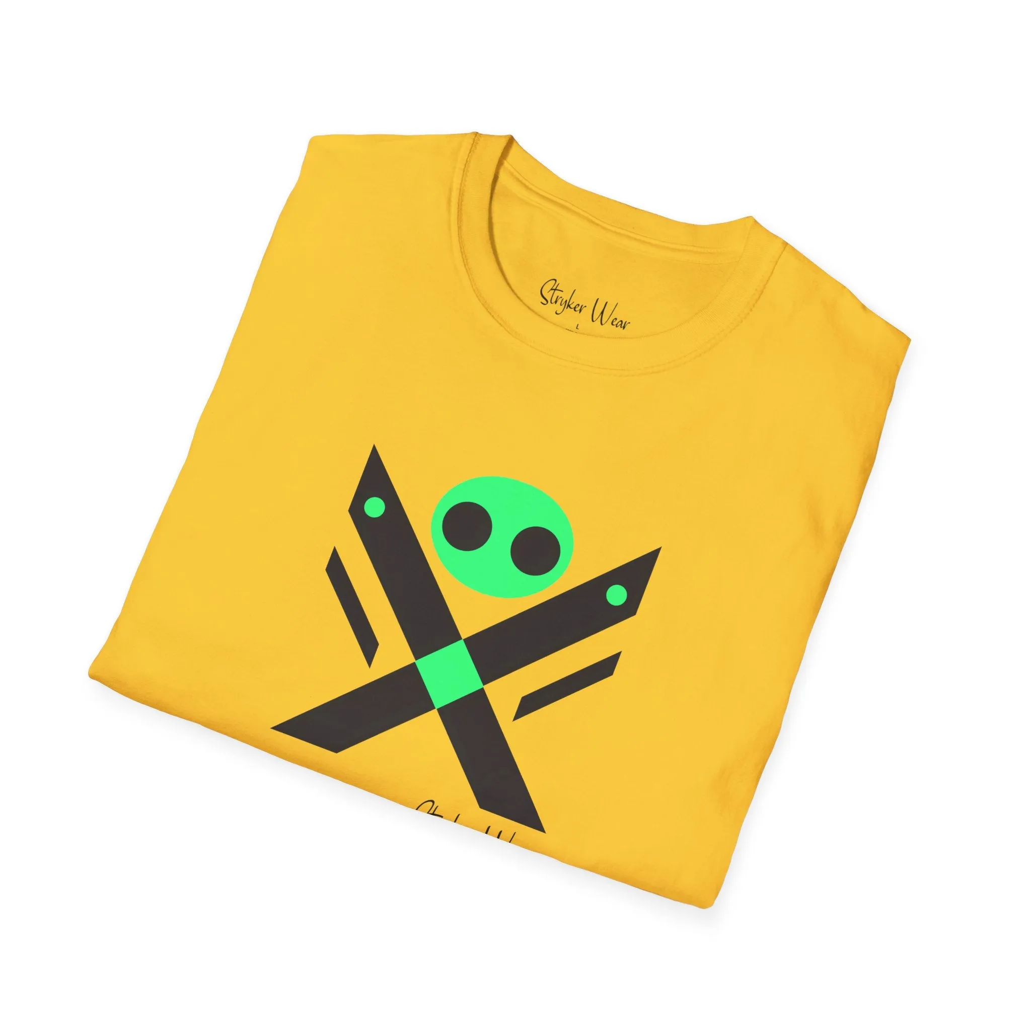 Minimalist Alien X | Unisex Softstyle T-Shirt
