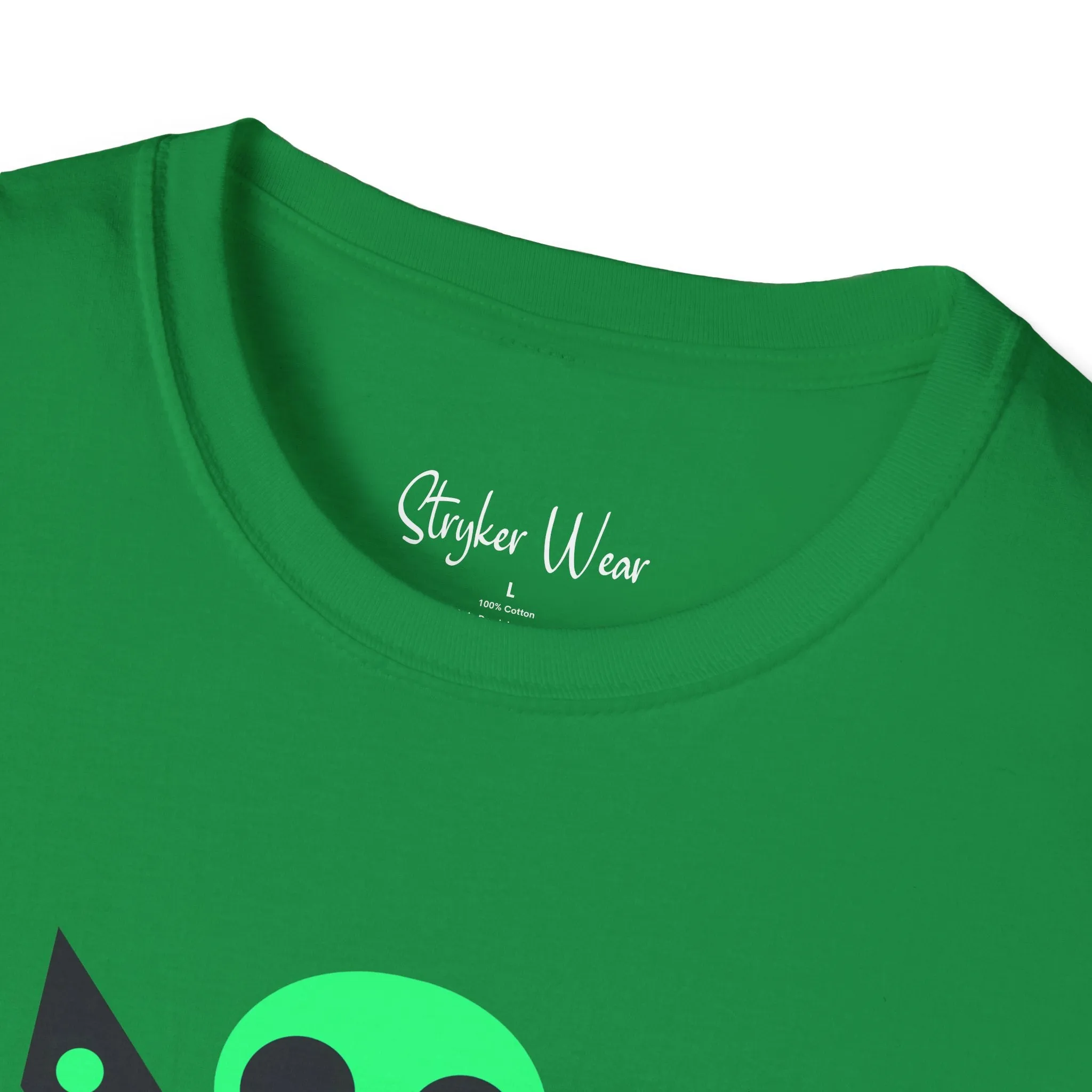 Minimalist Alien X | Unisex Softstyle T-Shirt