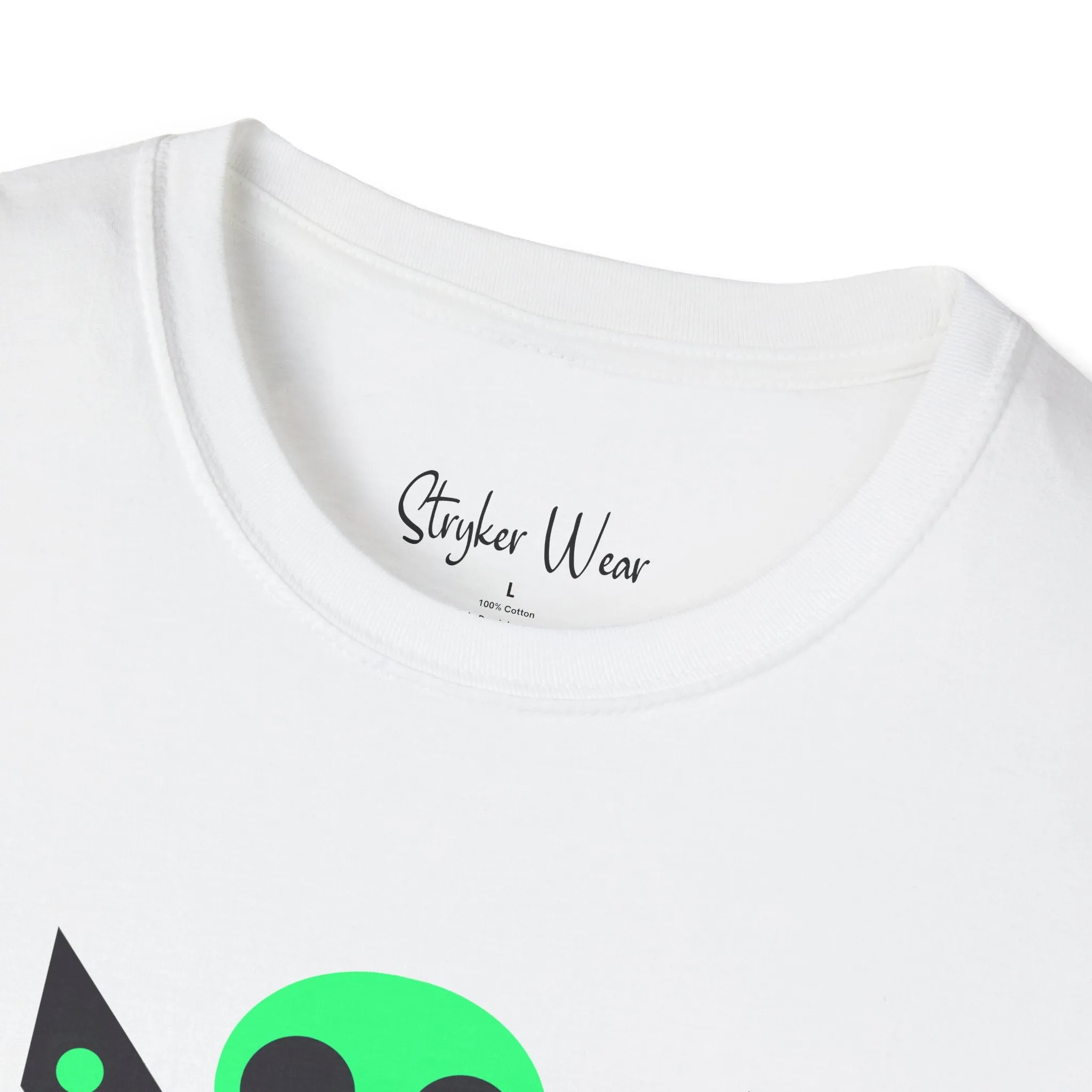 Minimalist Alien X | Unisex Softstyle T-Shirt