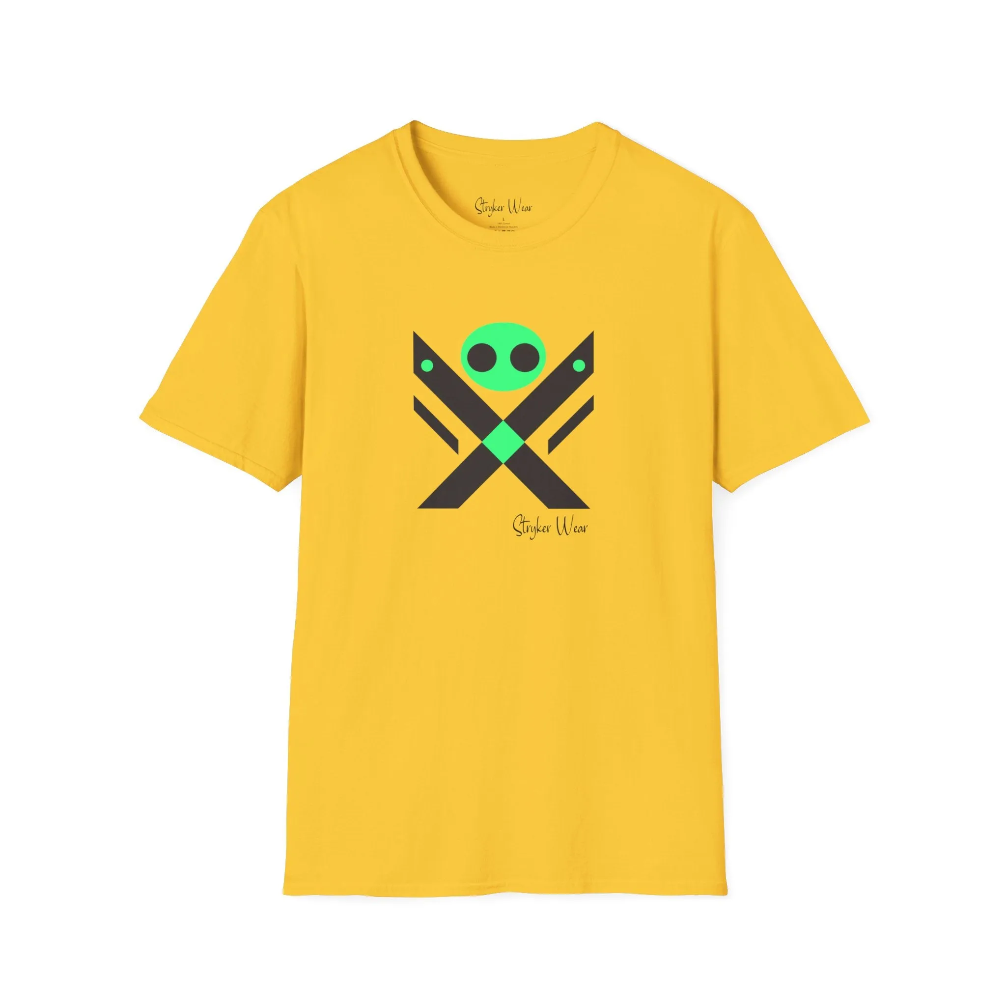 Minimalist Alien X | Unisex Softstyle T-Shirt