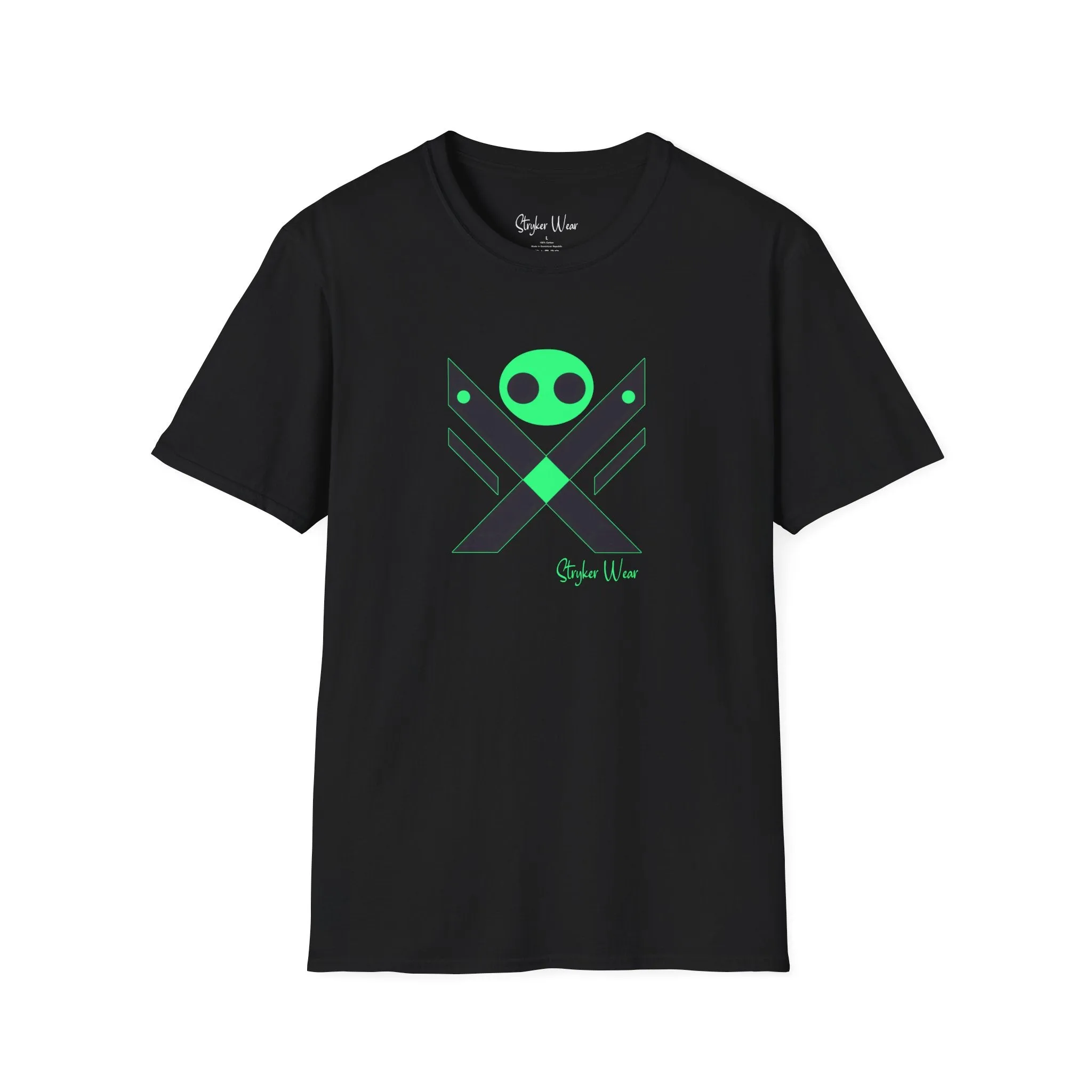 Minimalist Alien X | Unisex Softstyle T-Shirt