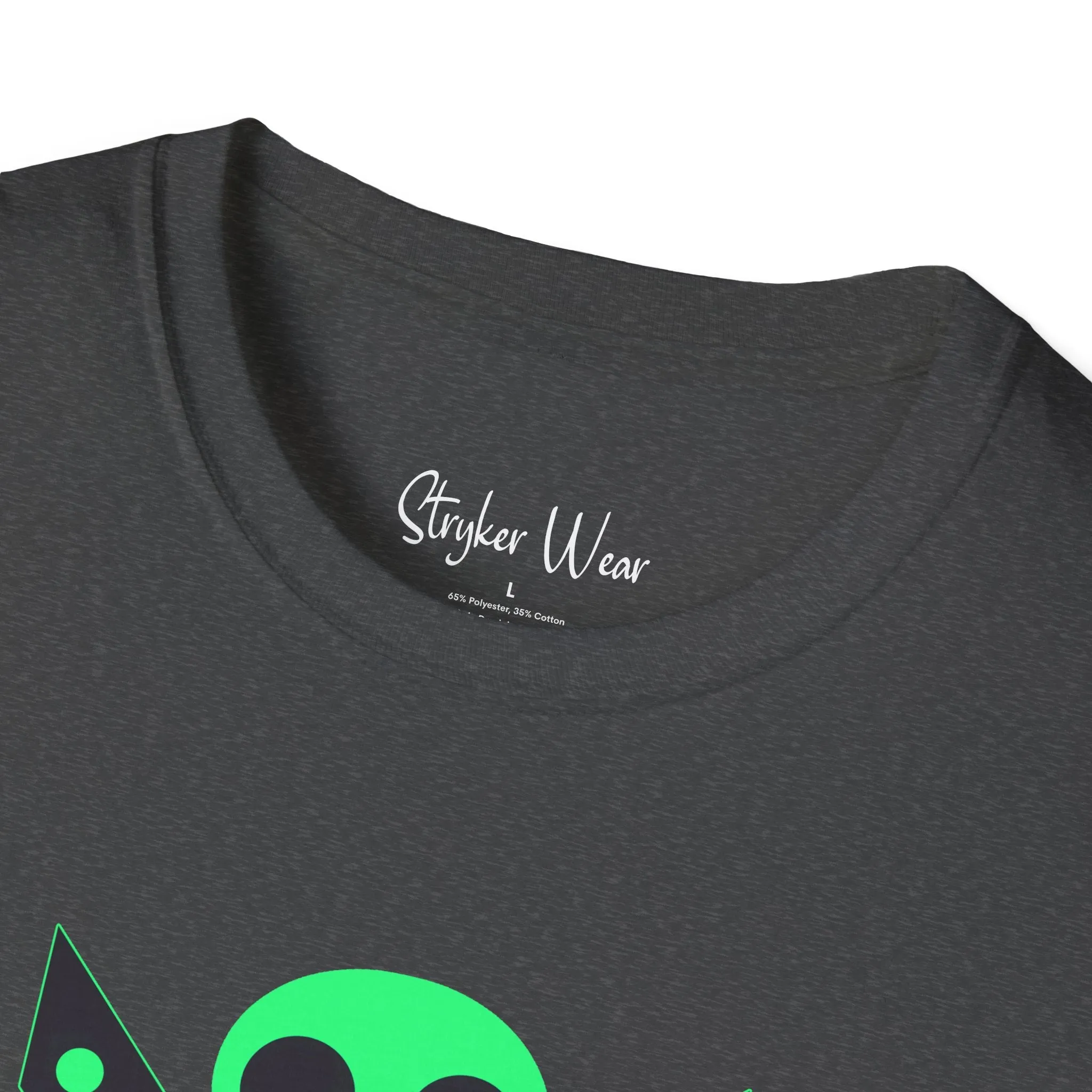 Minimalist Alien X | Unisex Softstyle T-Shirt