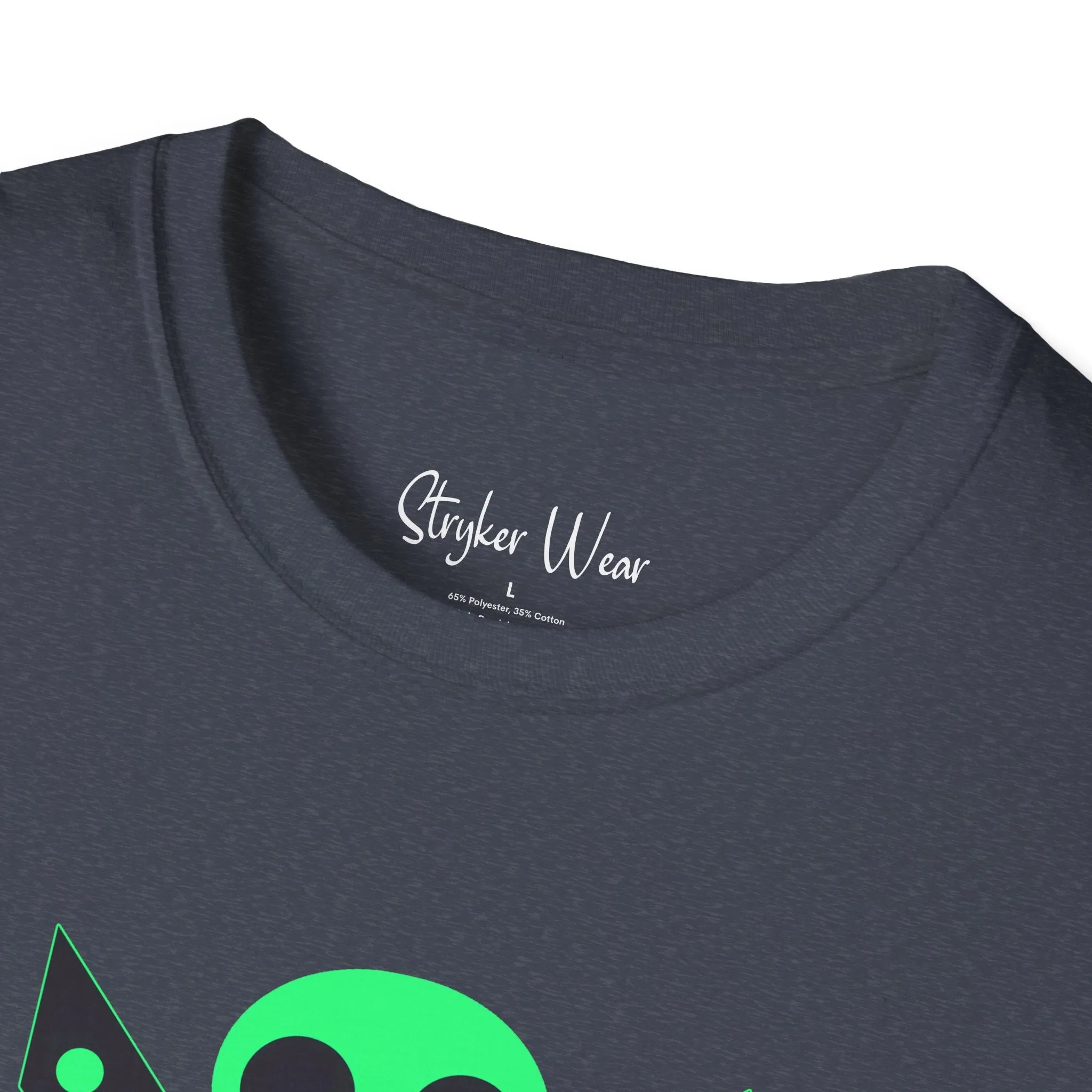 Minimalist Alien X | Unisex Softstyle T-Shirt