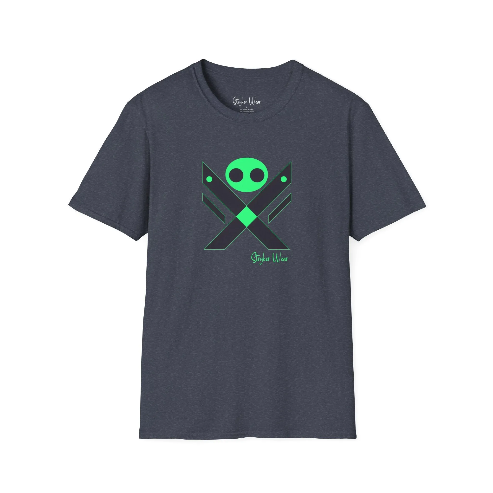 Minimalist Alien X | Unisex Softstyle T-Shirt