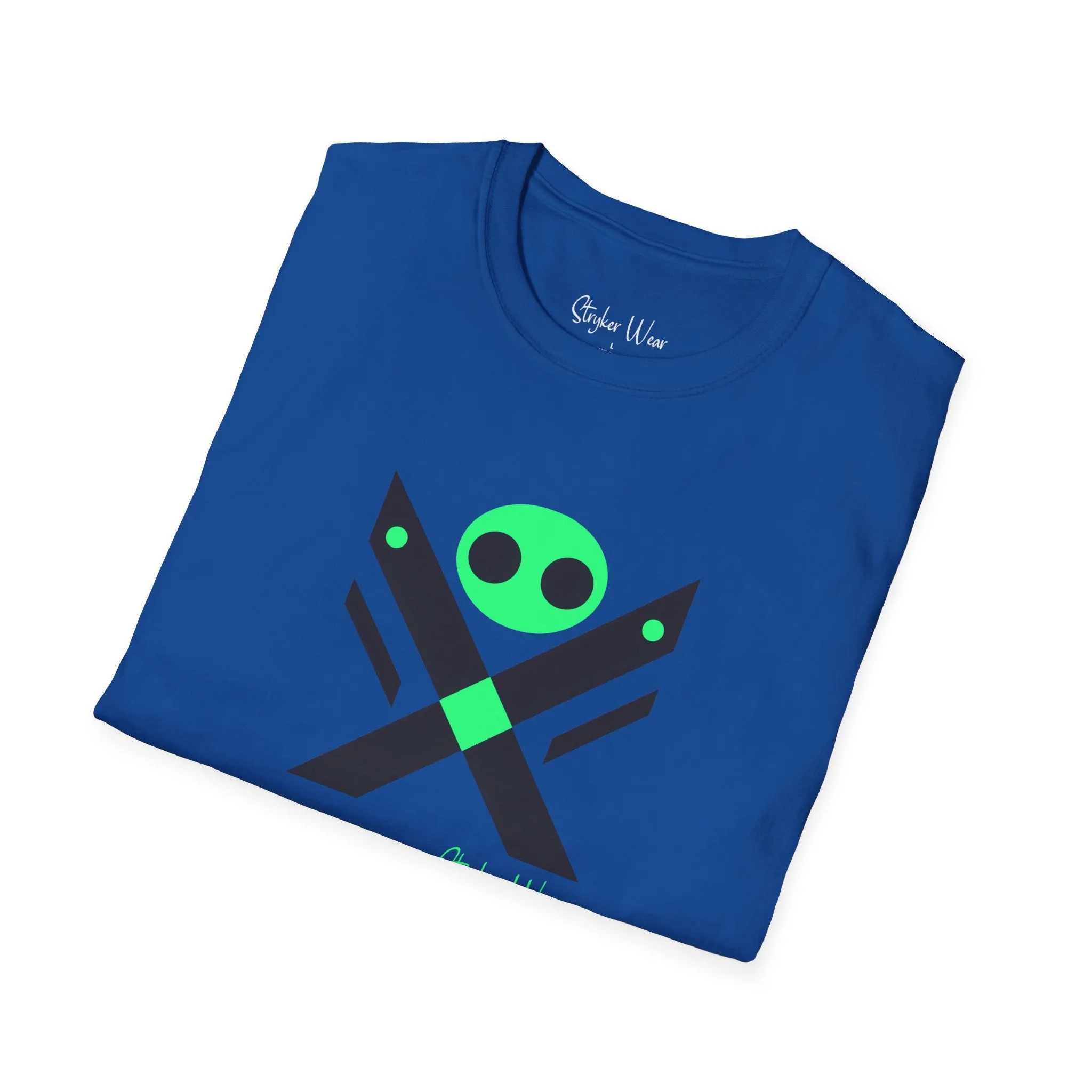 Minimalist Alien X | Unisex Softstyle T-Shirt