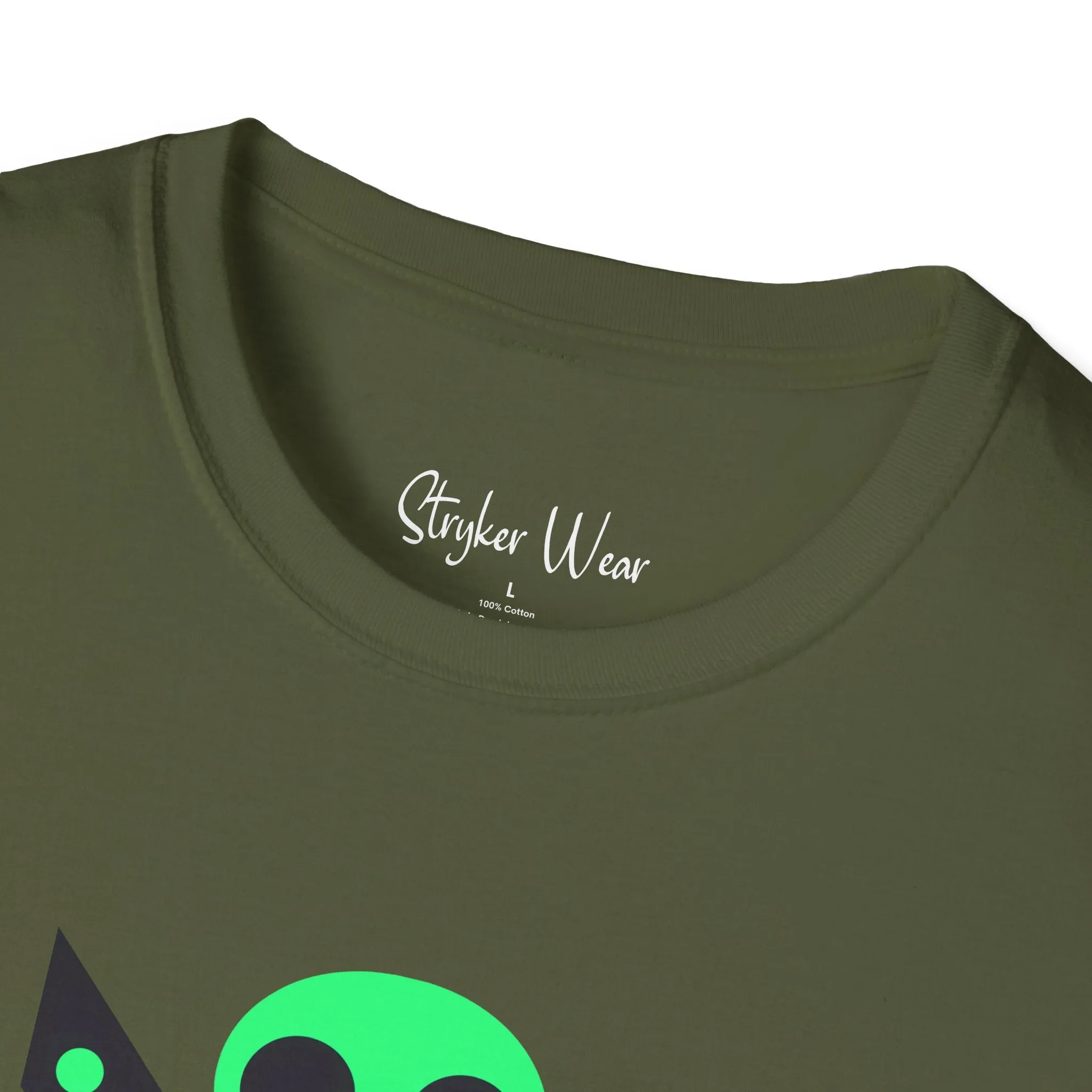 Minimalist Alien X | Unisex Softstyle T-Shirt