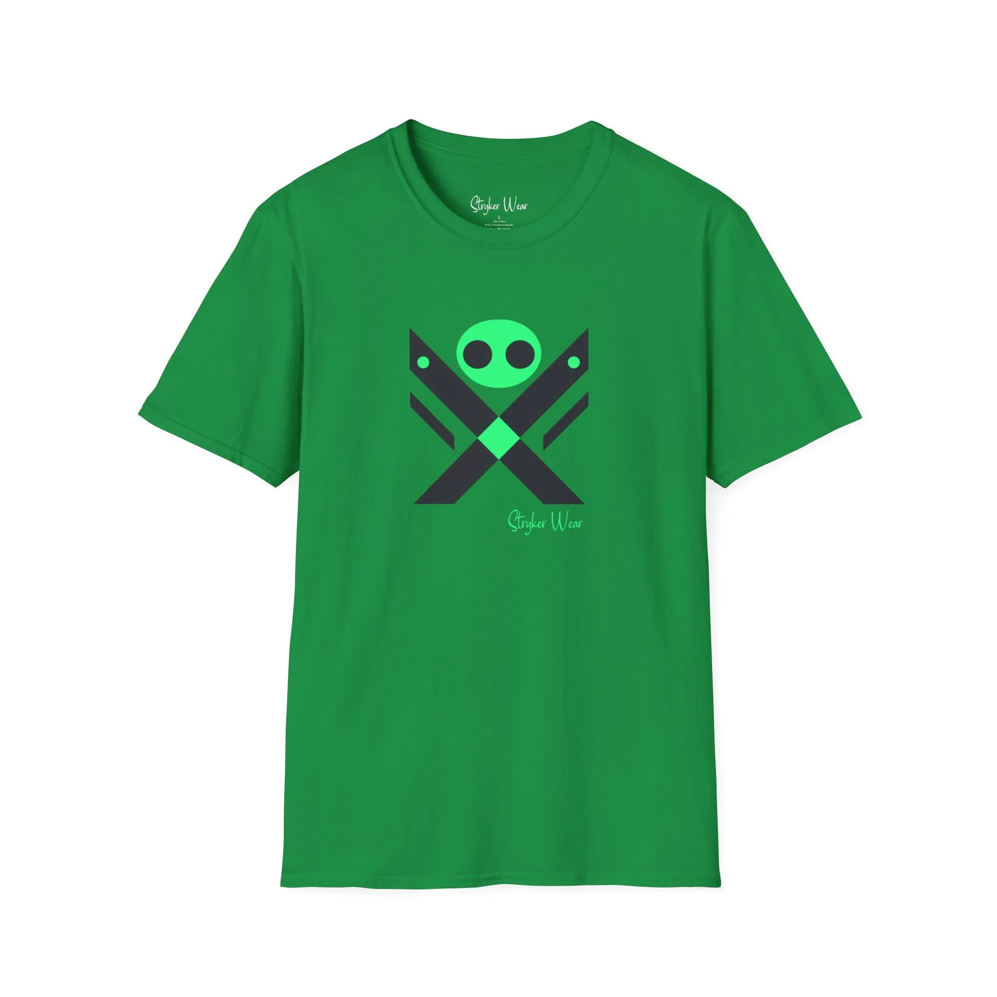 Minimalist Alien X | Unisex Softstyle T-Shirt