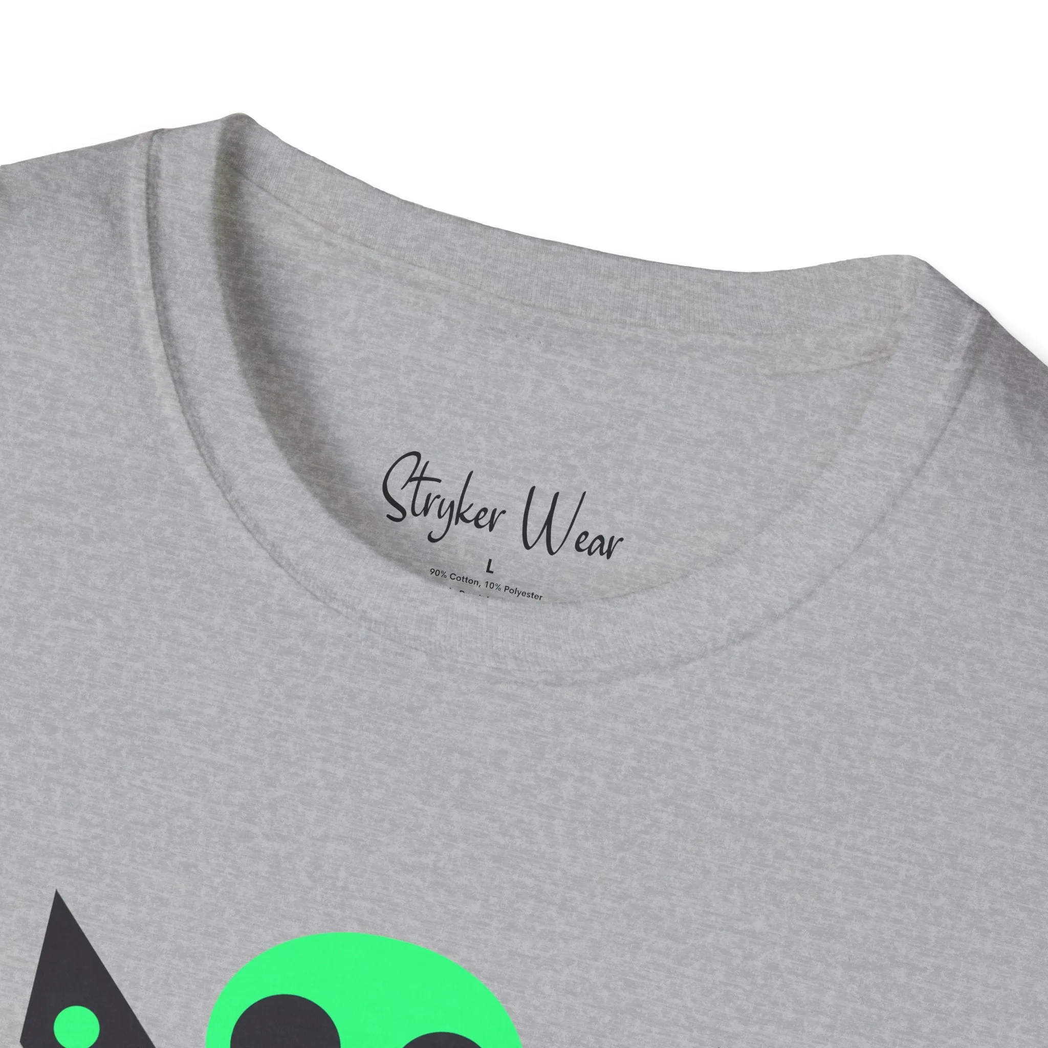 Minimalist Alien X | Unisex Softstyle T-Shirt