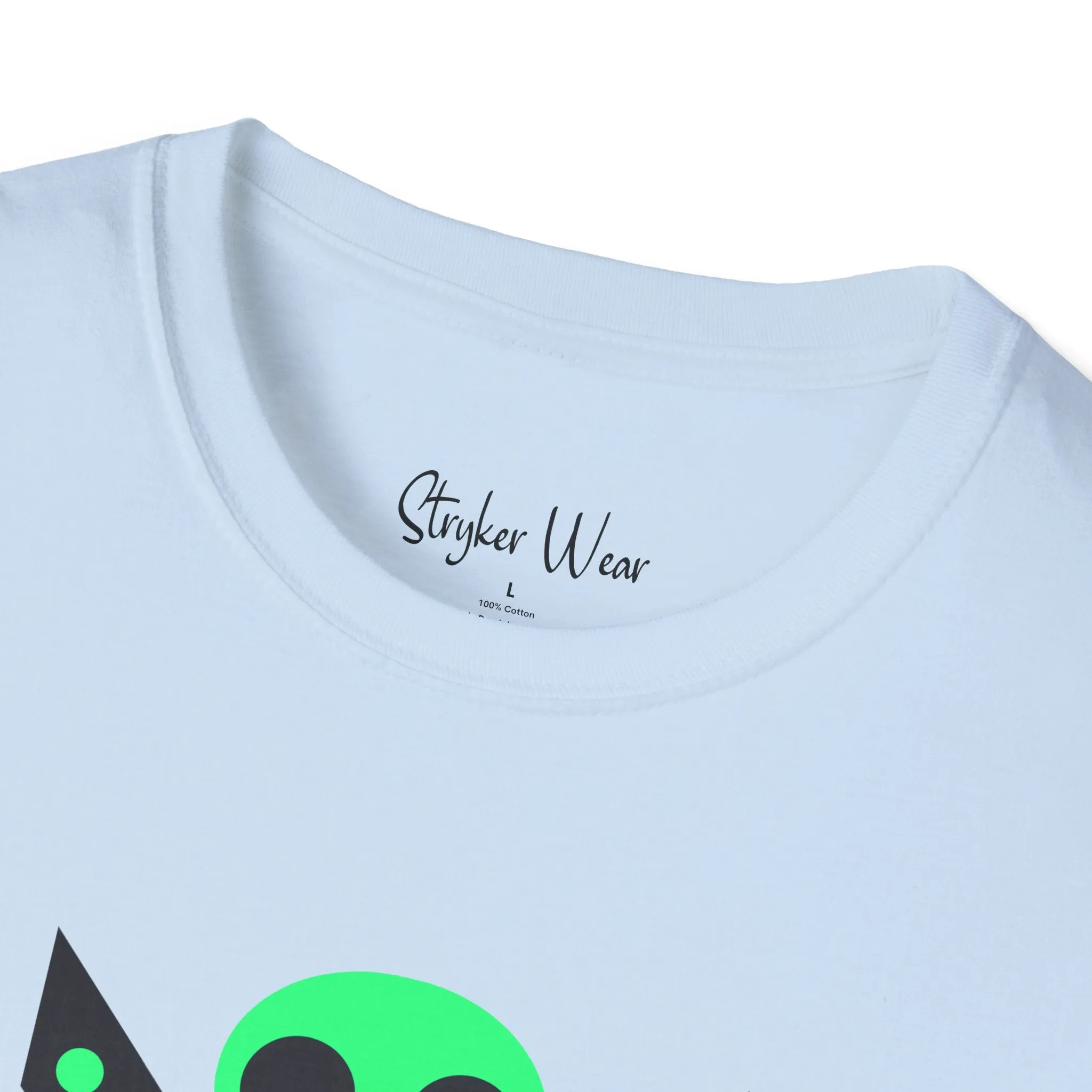 Minimalist Alien X | Unisex Softstyle T-Shirt