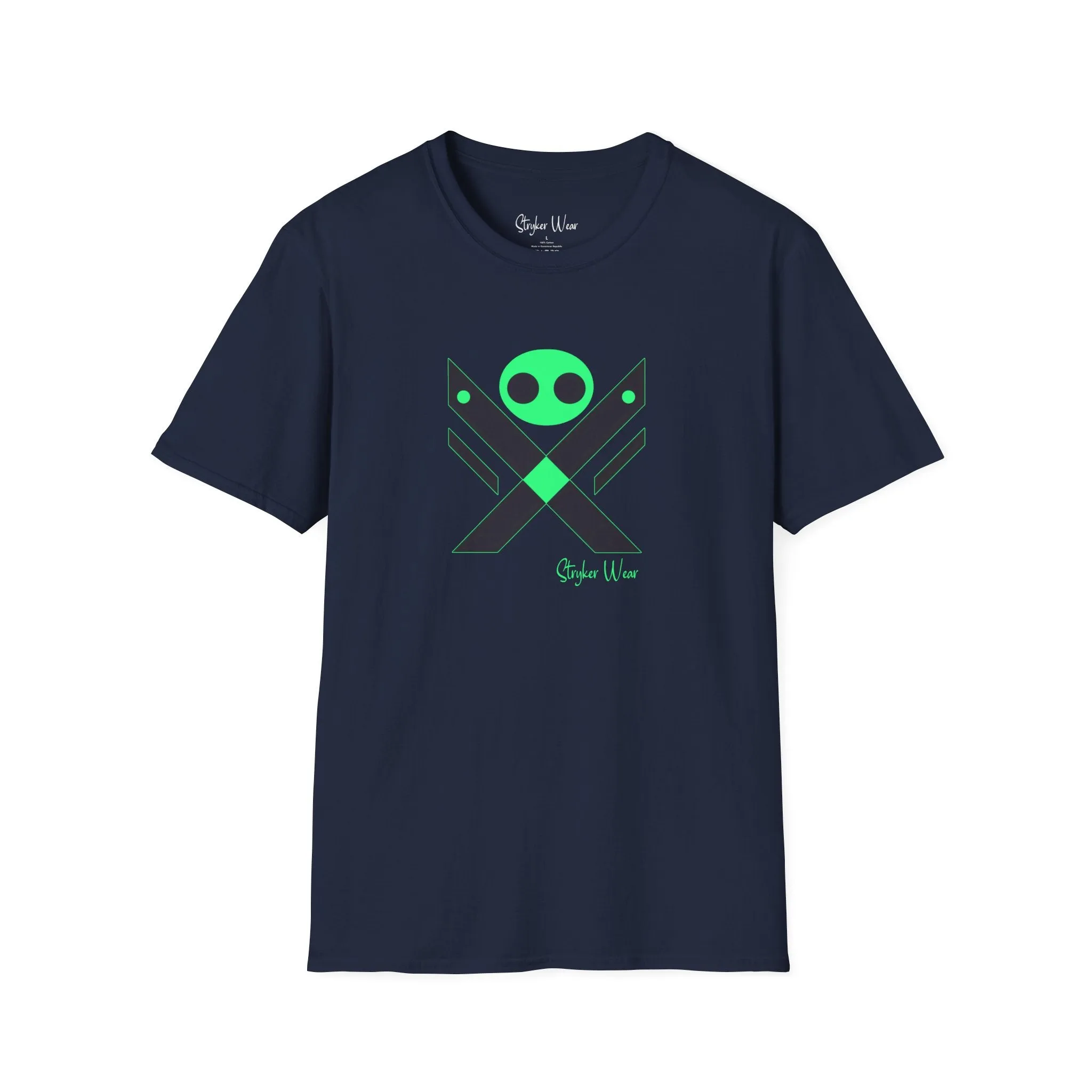 Minimalist Alien X | Unisex Softstyle T-Shirt