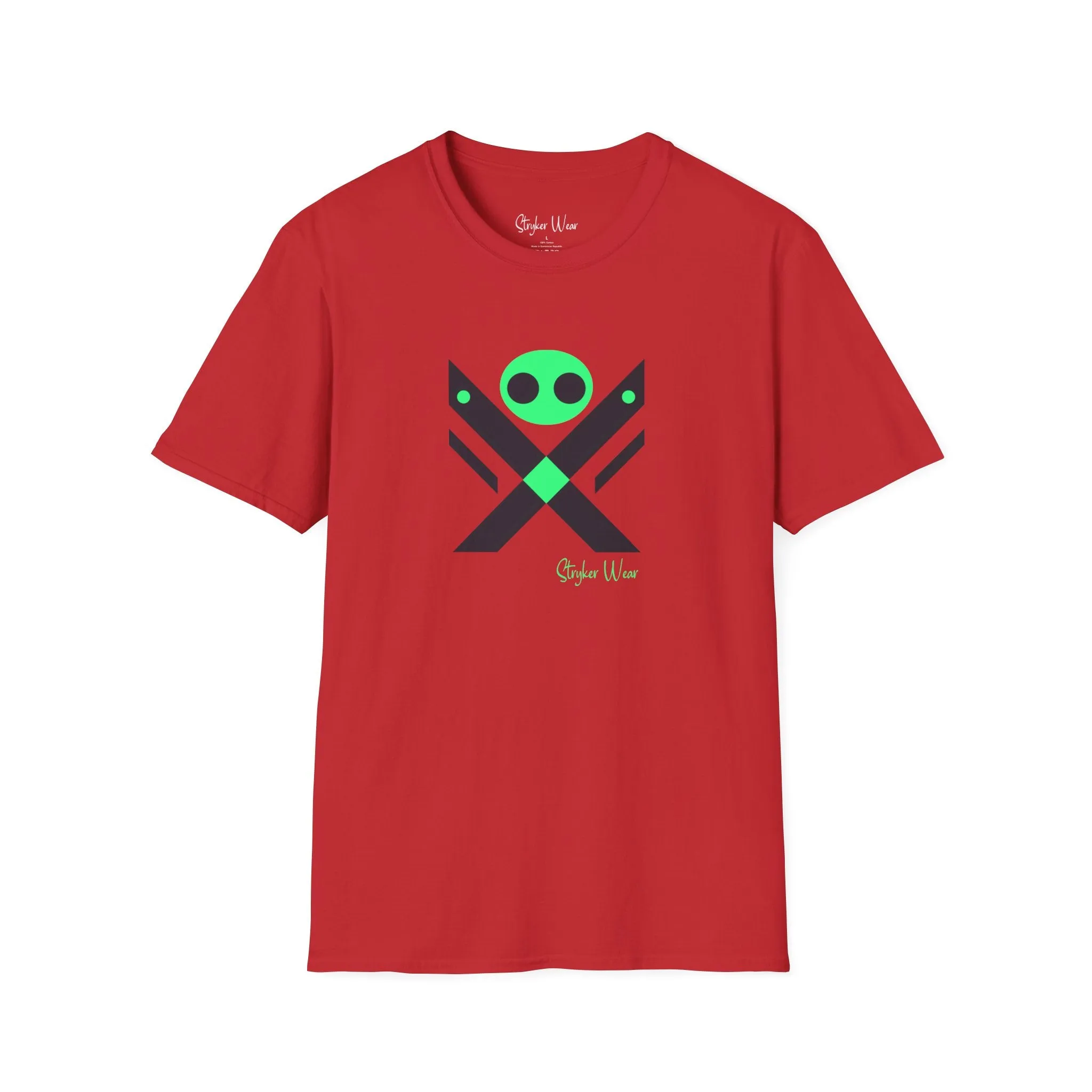 Minimalist Alien X | Unisex Softstyle T-Shirt