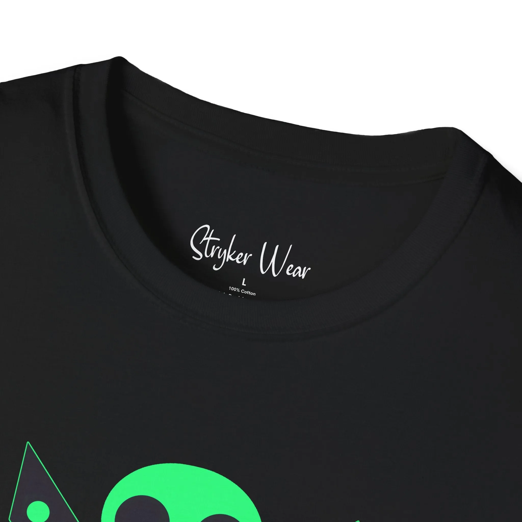 Minimalist Alien X | Unisex Softstyle T-Shirt